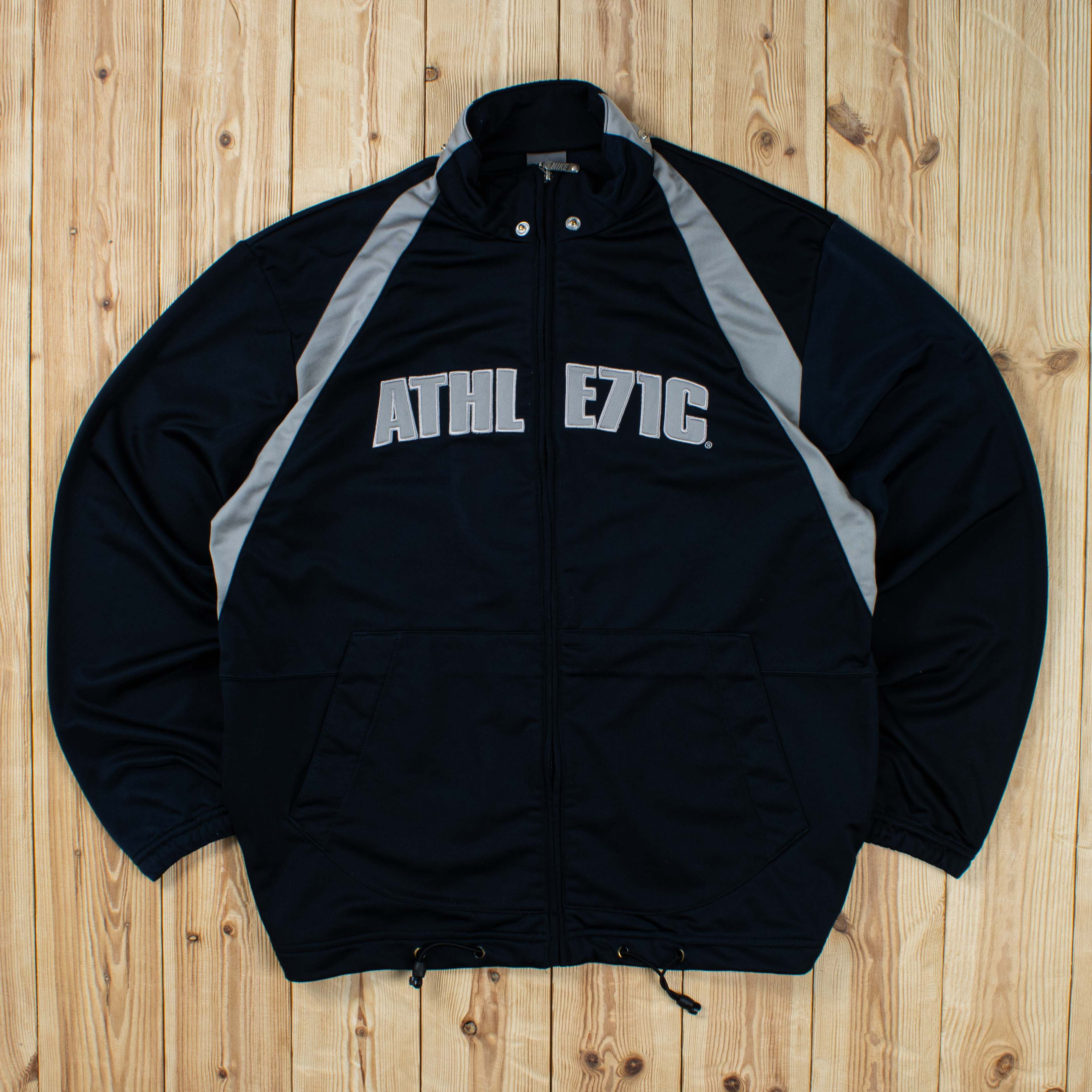 (L) Vintage Nike Athletic Embroidered Full-Zip