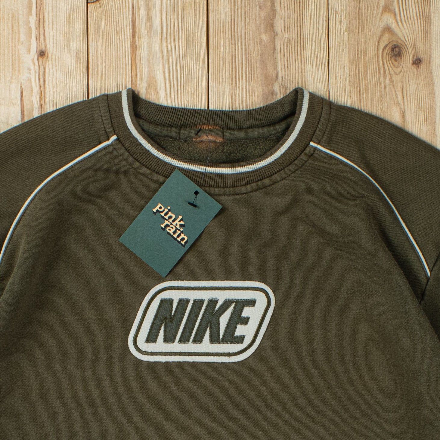 (M) Vintage Nike Spell Out Embroidered Sweatshirt