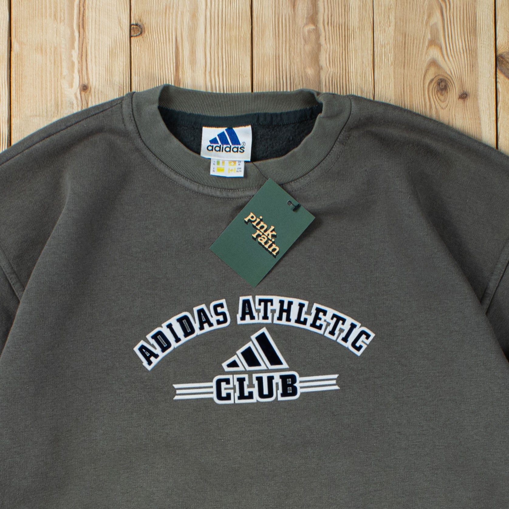 (L/XL) Vintage Adidas Athletic Club Sweatshirt