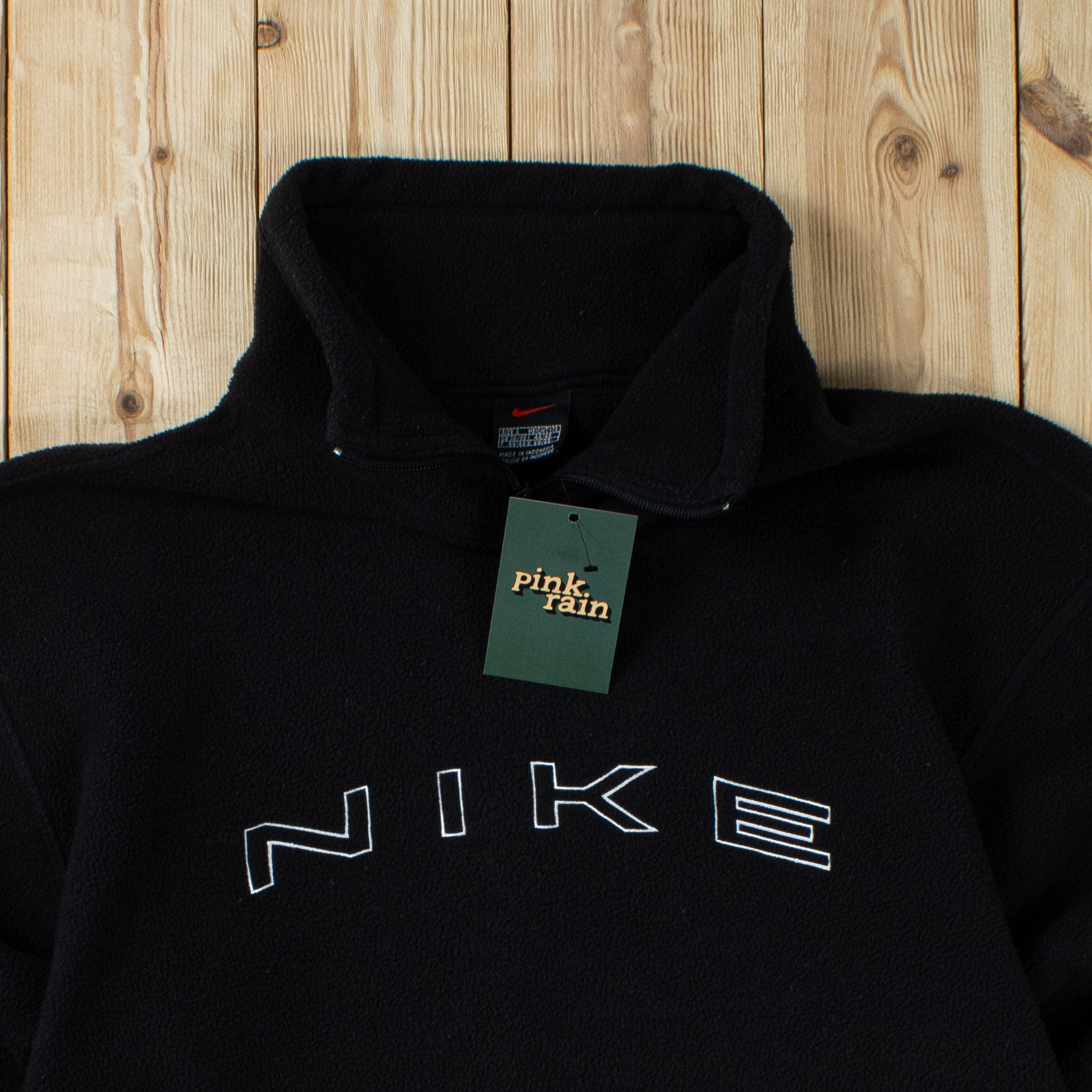 (S) Vintage Nike Spell Out Embroidered Fleece