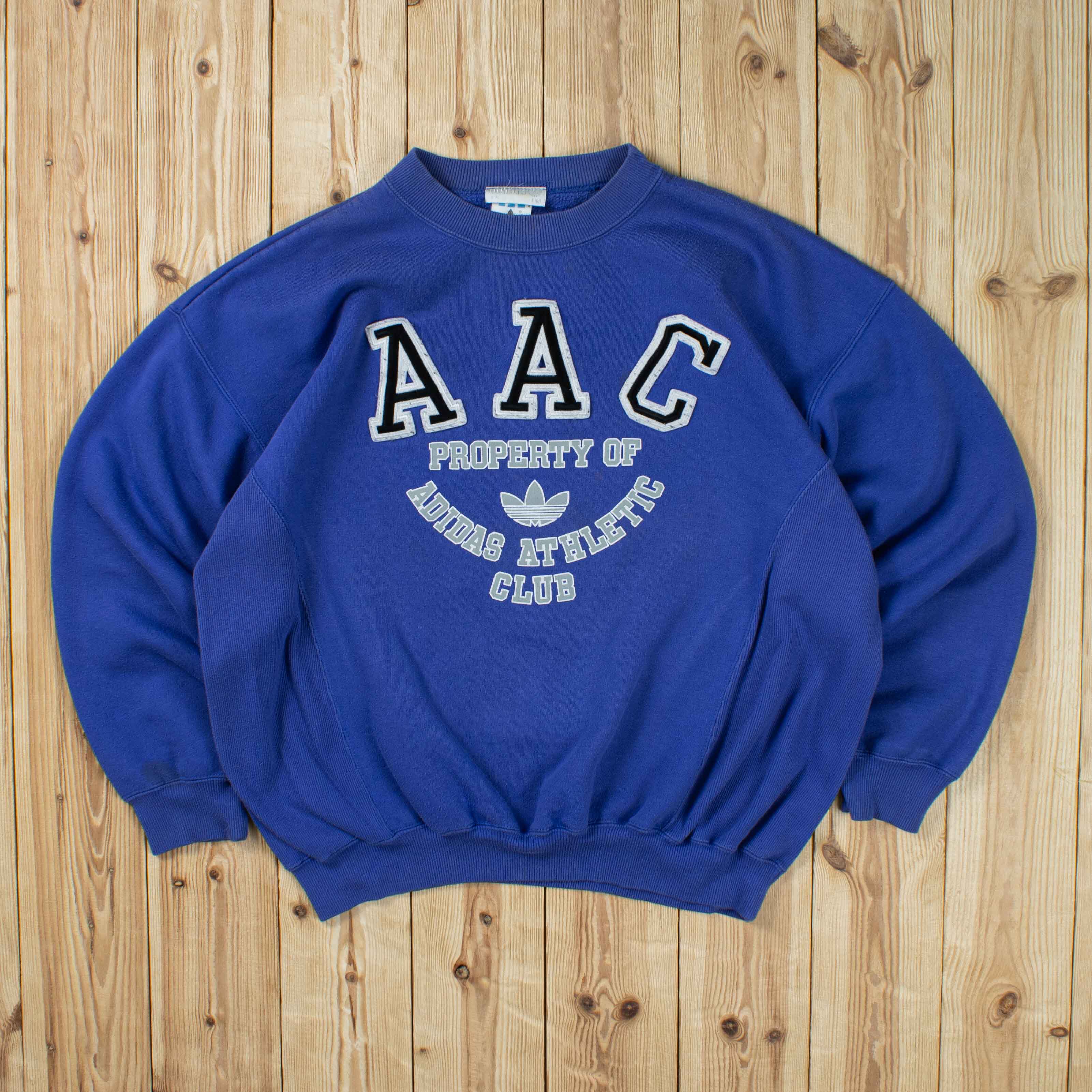 (M) Vintage Adidas Athletic Club Embroidered Sweatshirt