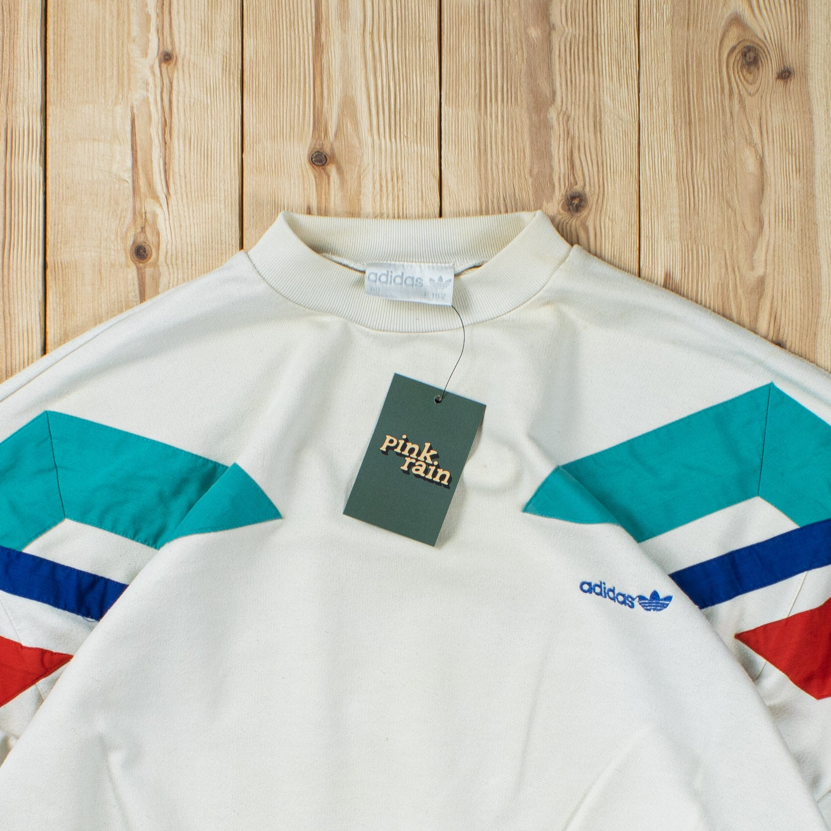 (S/M) Vintage Adidas Logo Embroidered Sweatshirt