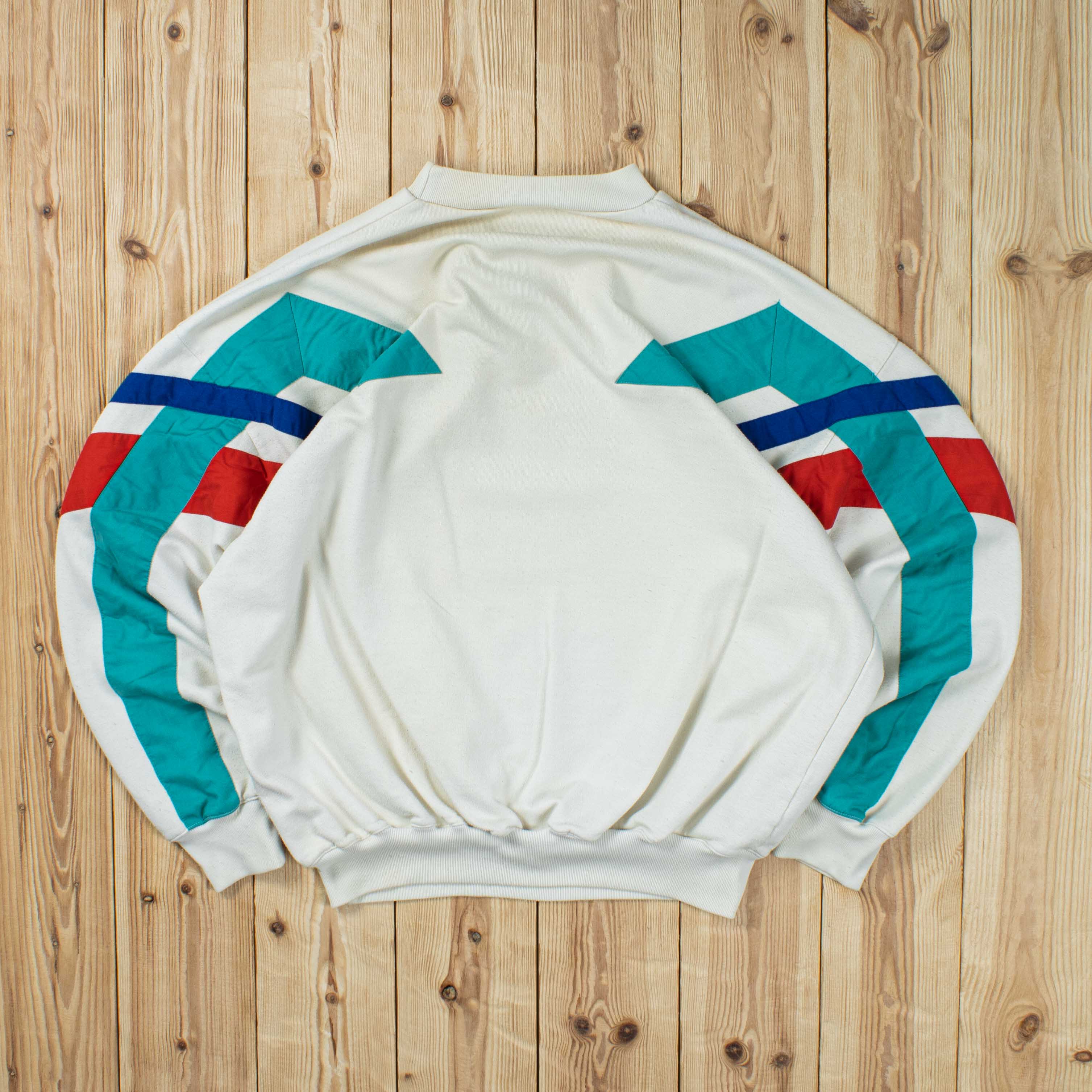 (S/M) Vintage Adidas Logo Embroidered Sweatshirt