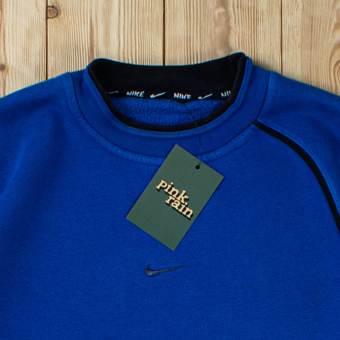 (L/XL) Vintage Nike Center Swoosh Embroidered Sweatshirt