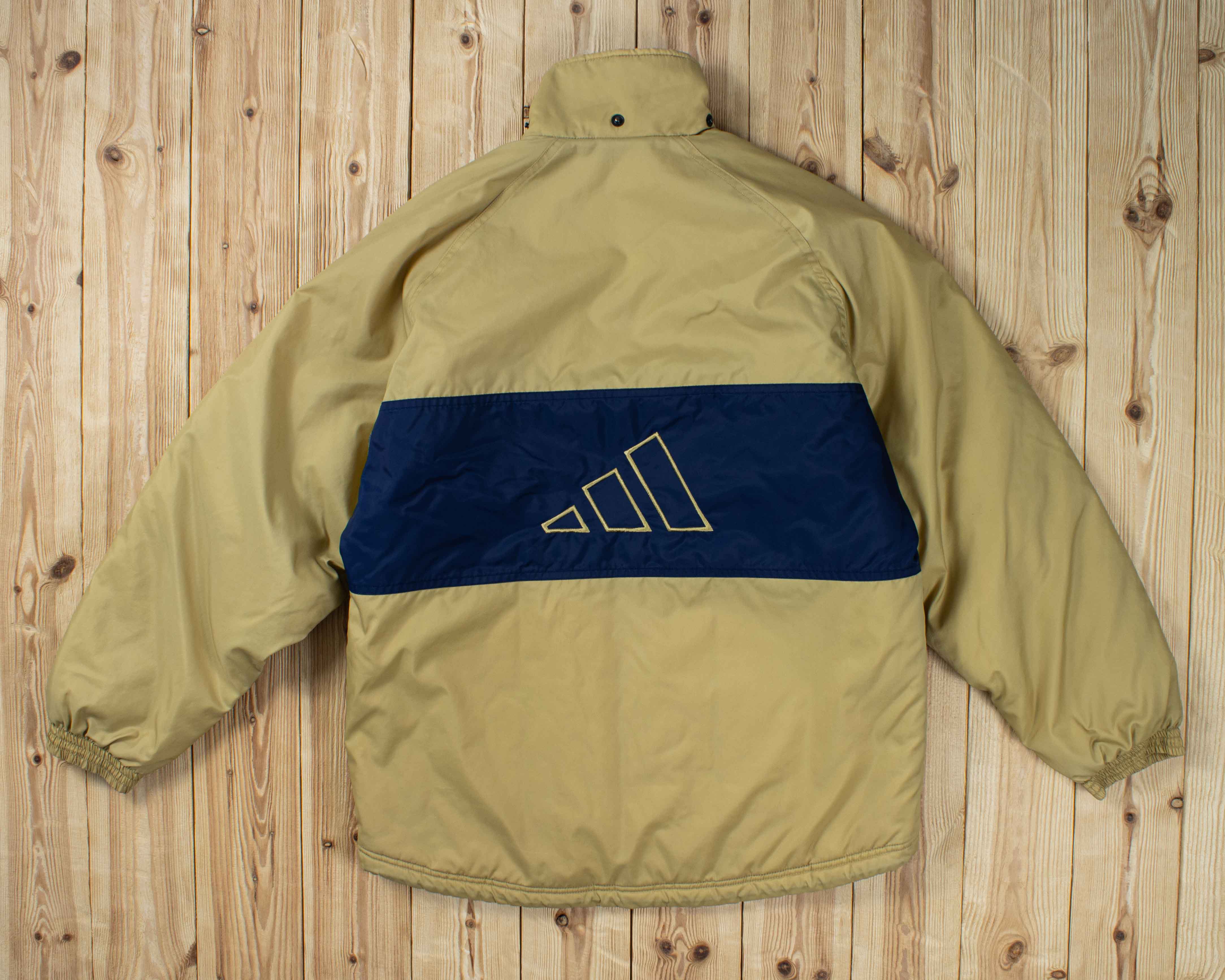 (M/L) Vintage Adidas Embroidered Puffer Jacket