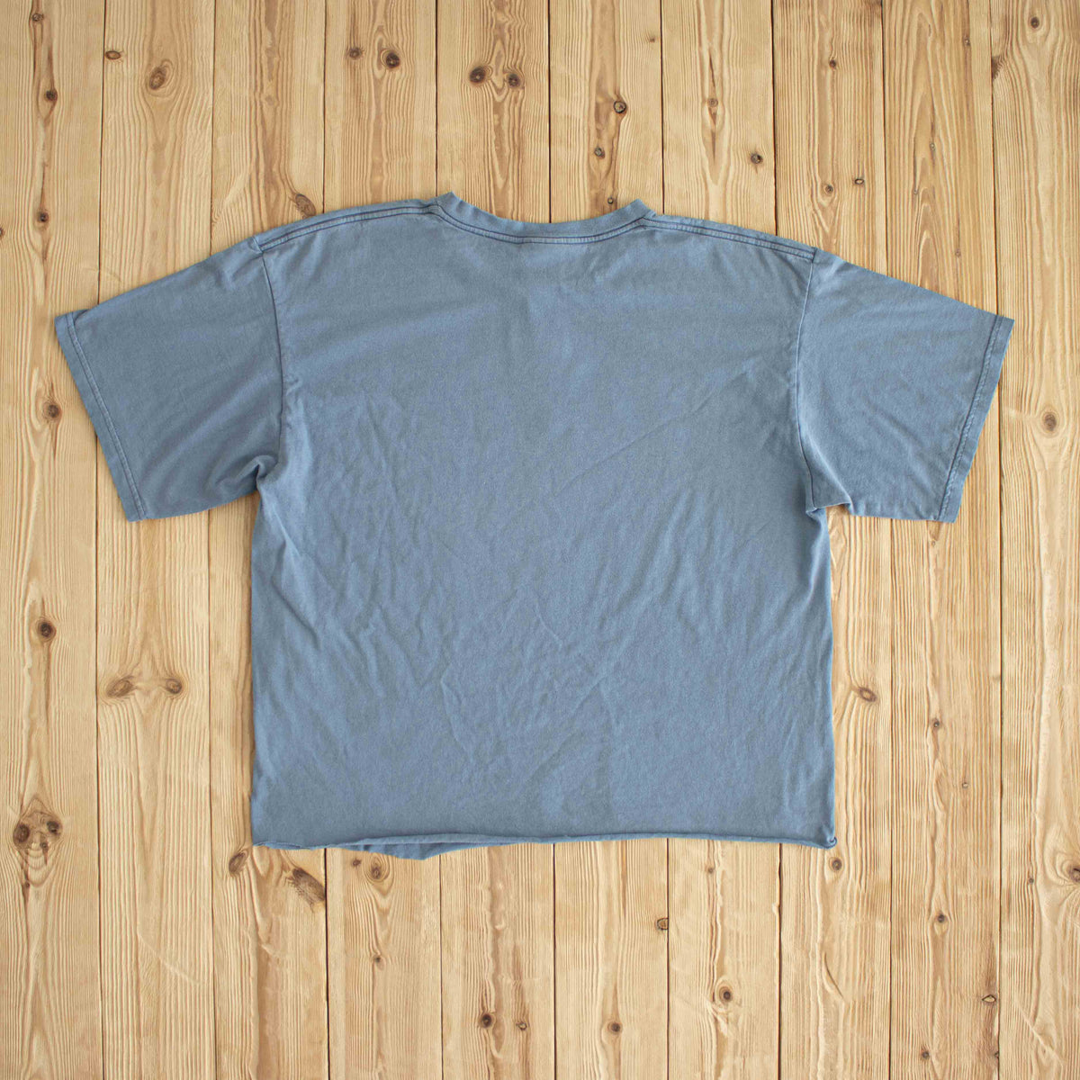 (M/L) Nike Swoosh Vintage Cropped T-Shirt Blue