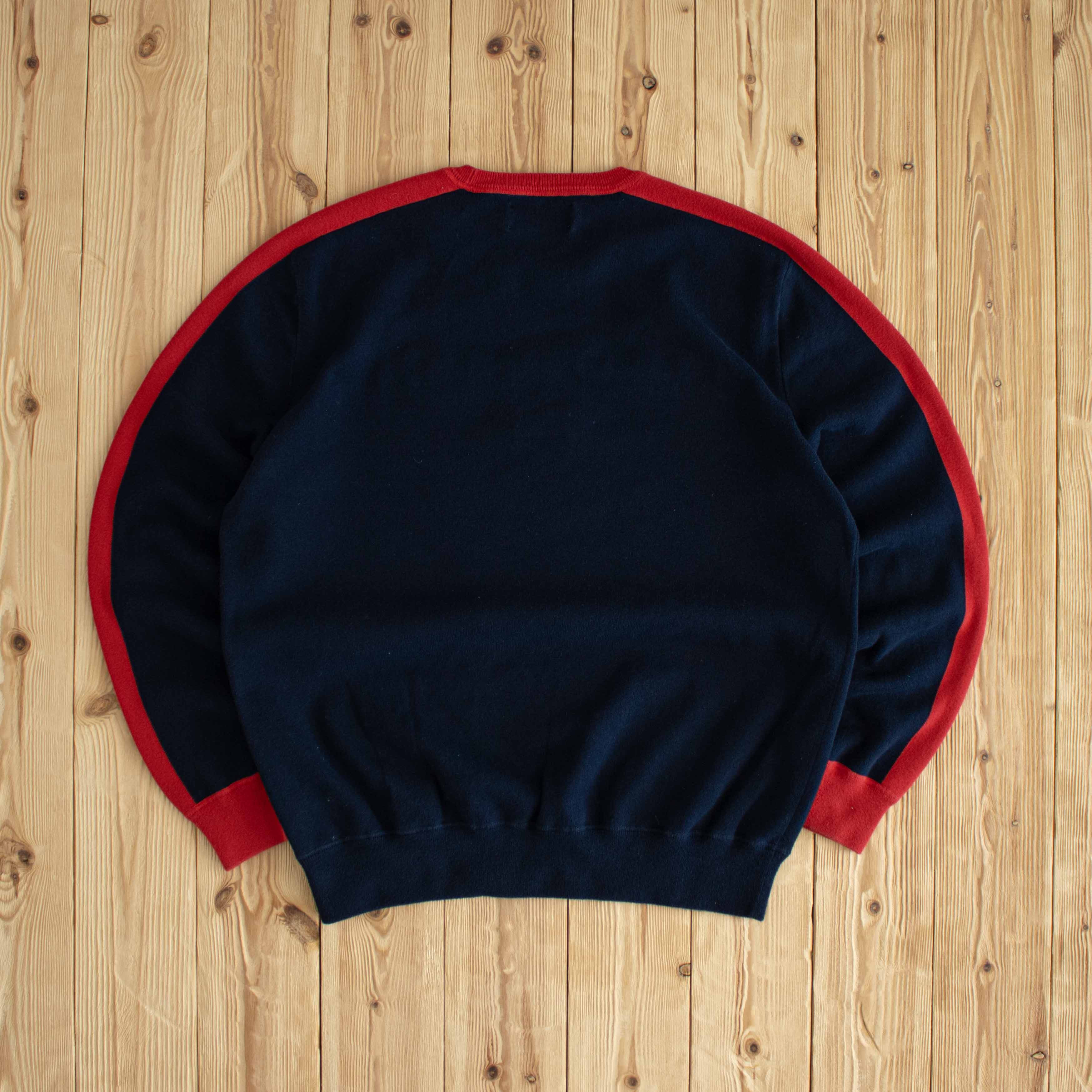 (L) Polo Sport Ralph Lauren Vintage Embroidered Sweatshirt Blue