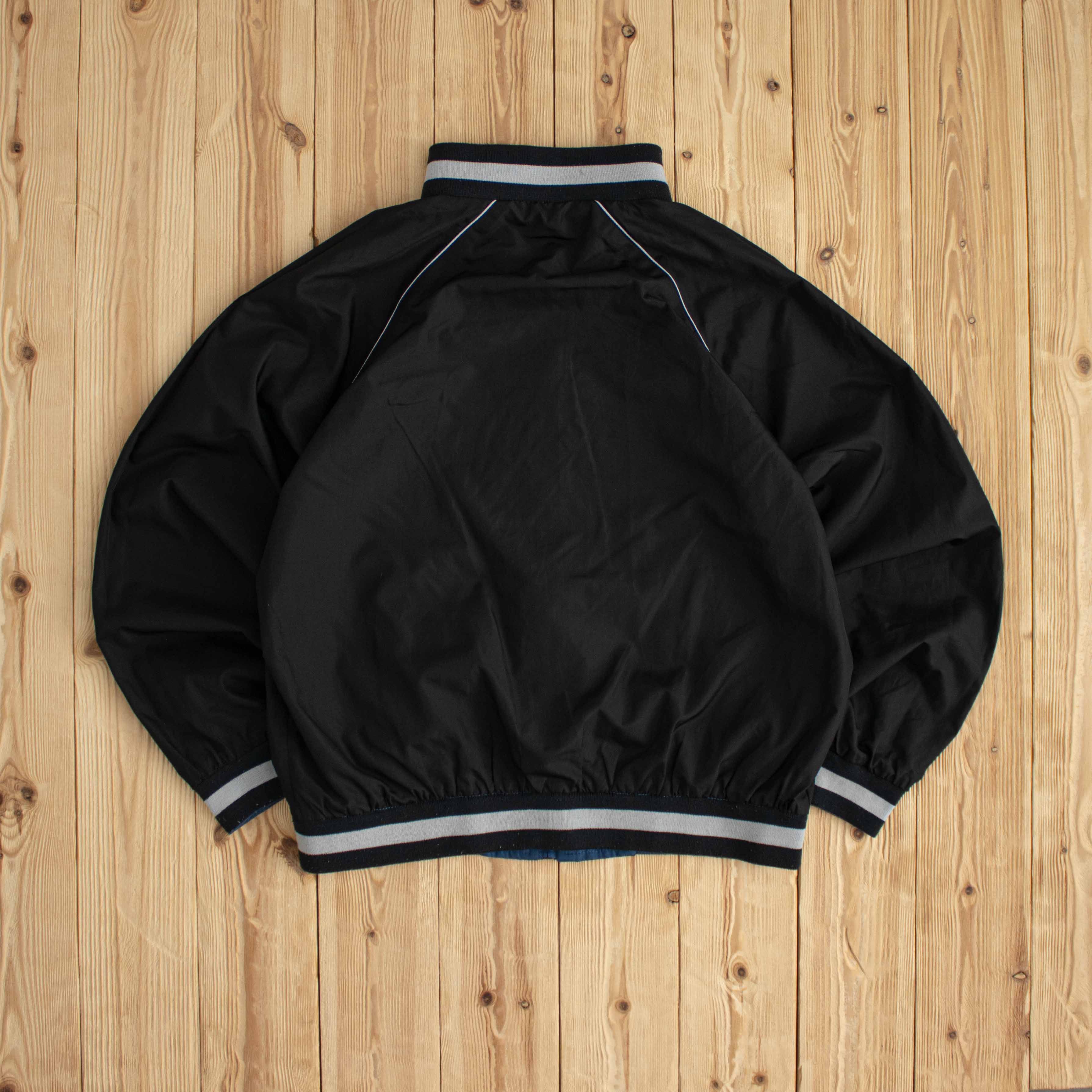 (M) Nike Vintage Reversible Embroidered Track Jacket Blue Black