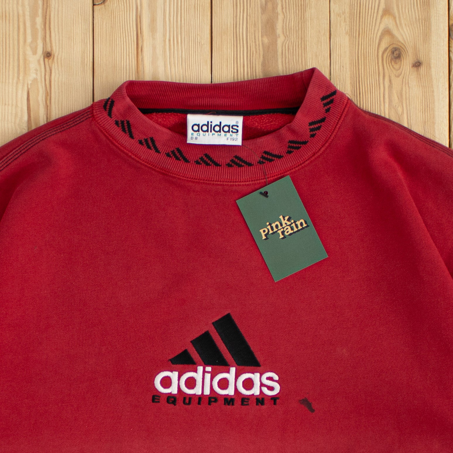 (L) Vintage Adidas Equipment Embroidered Sweatshirt
