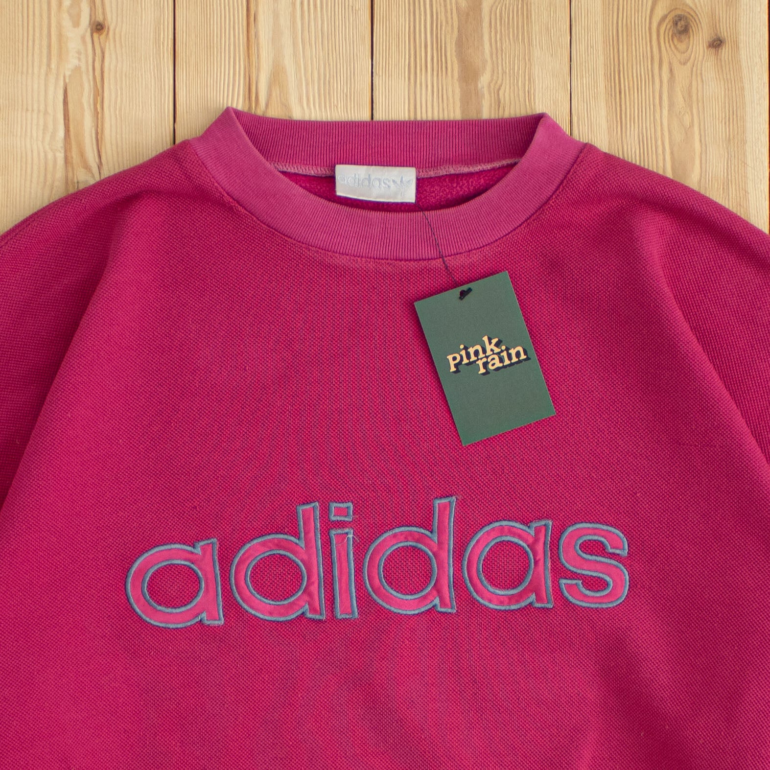 (M) Vintage Adidas Spell Out Embroidered Sweatshirt