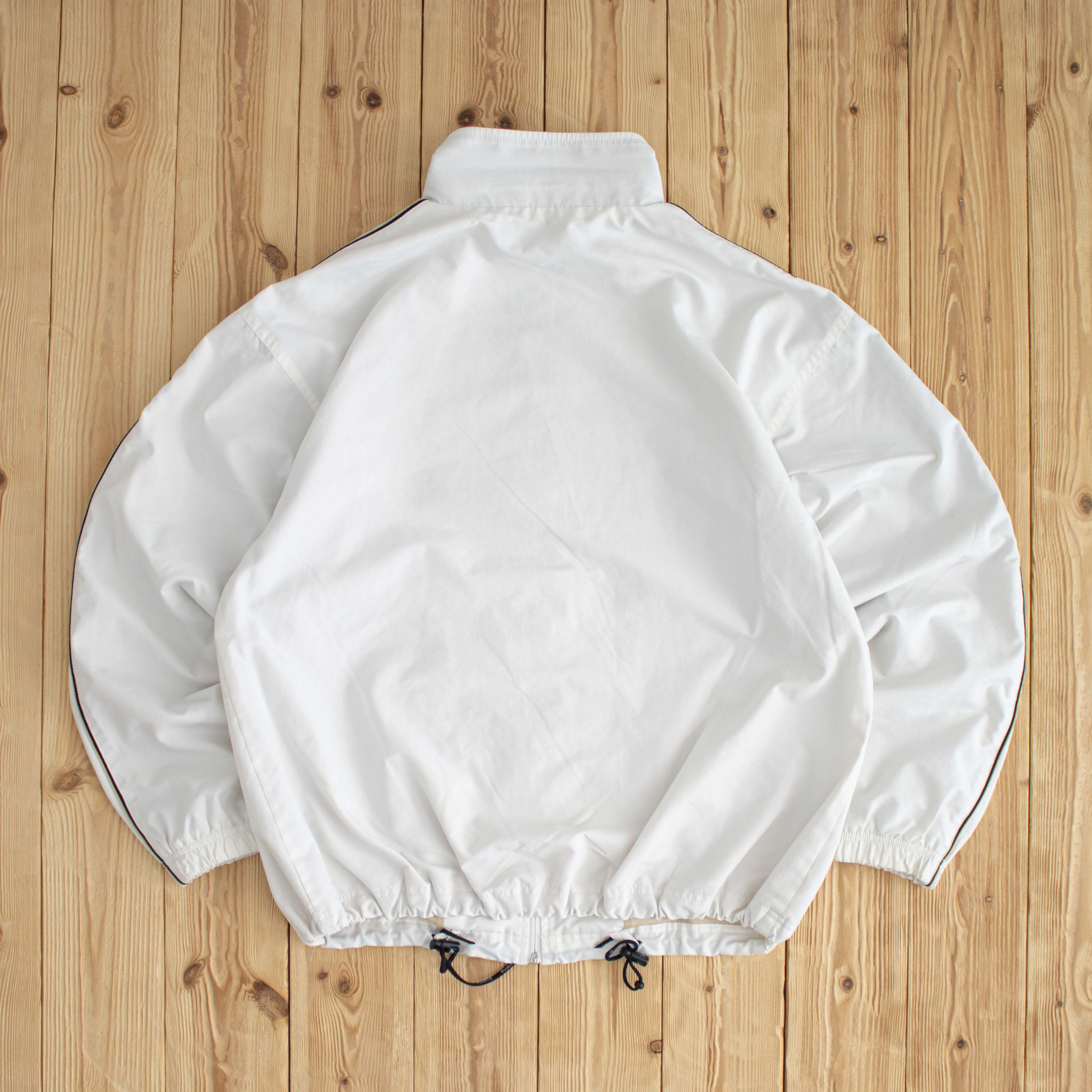 (L) Reebok Newport Classic Vintage Embroidered Jacket White
