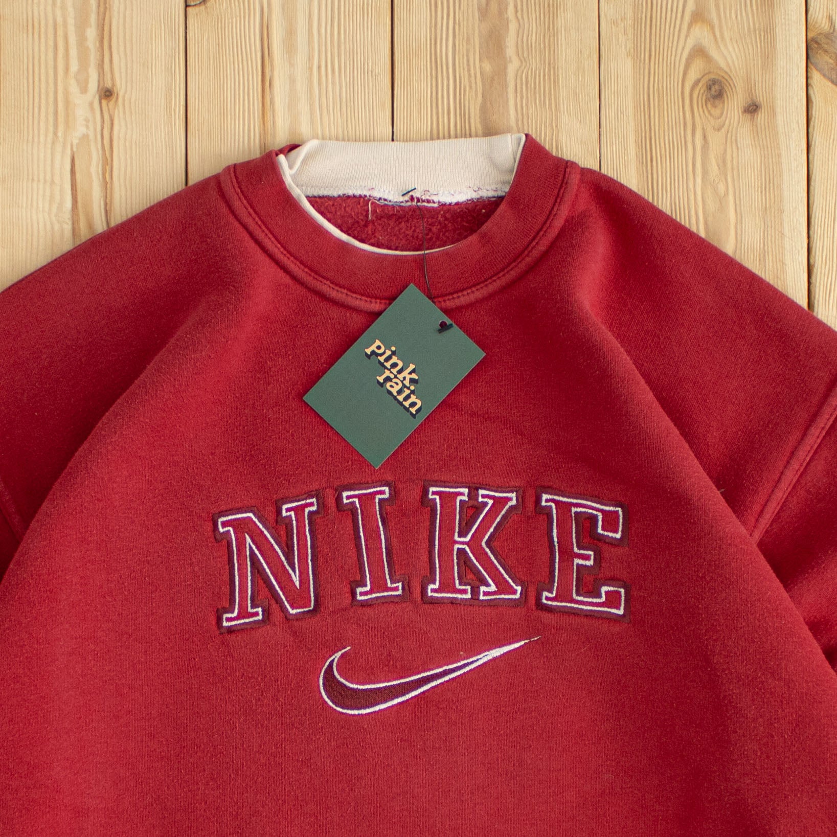 (M) Vintage Nike Spell Out Embroidered Sweatshirt