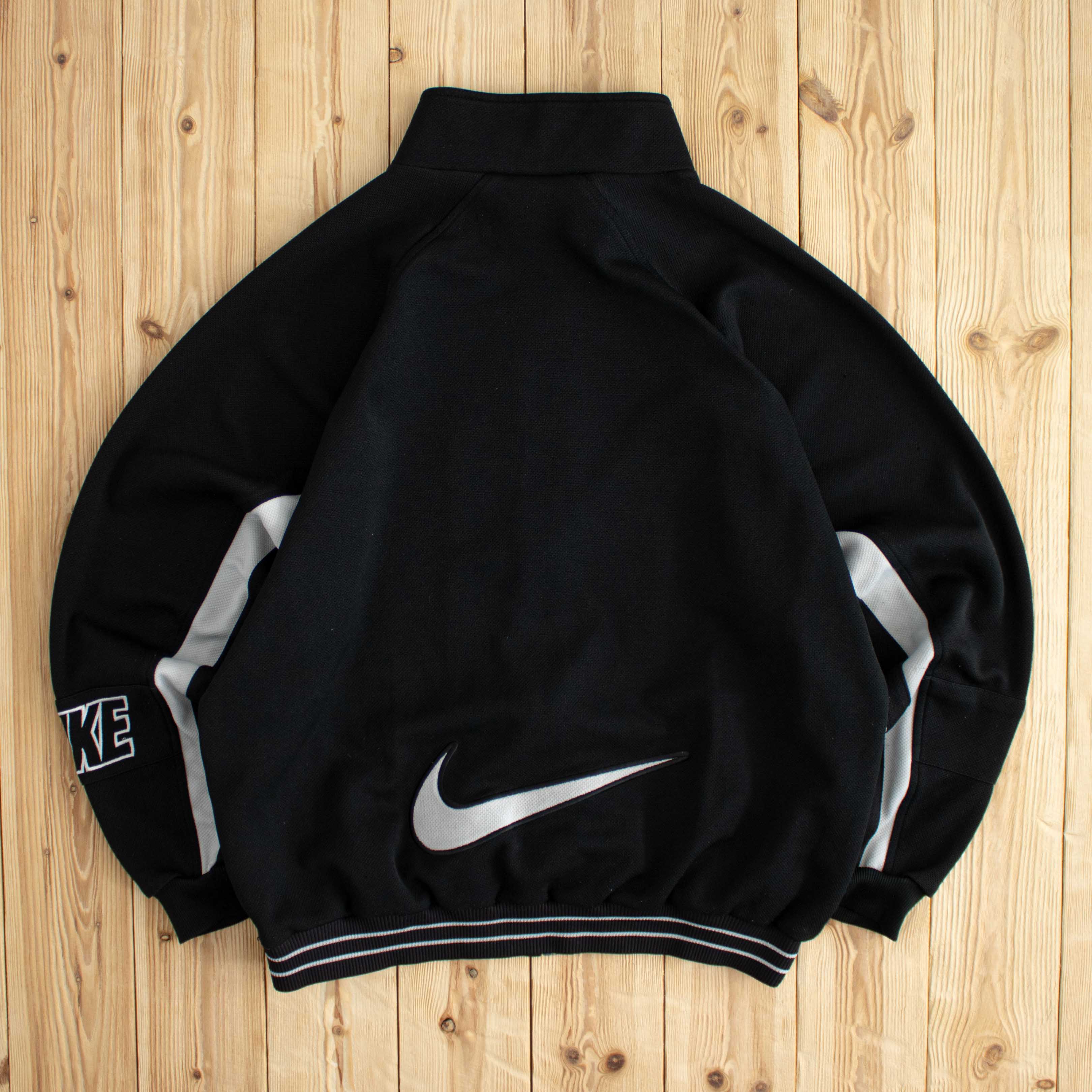 (L) Vintage Nike Essential Embroidered Full-Zip Sweatshirt