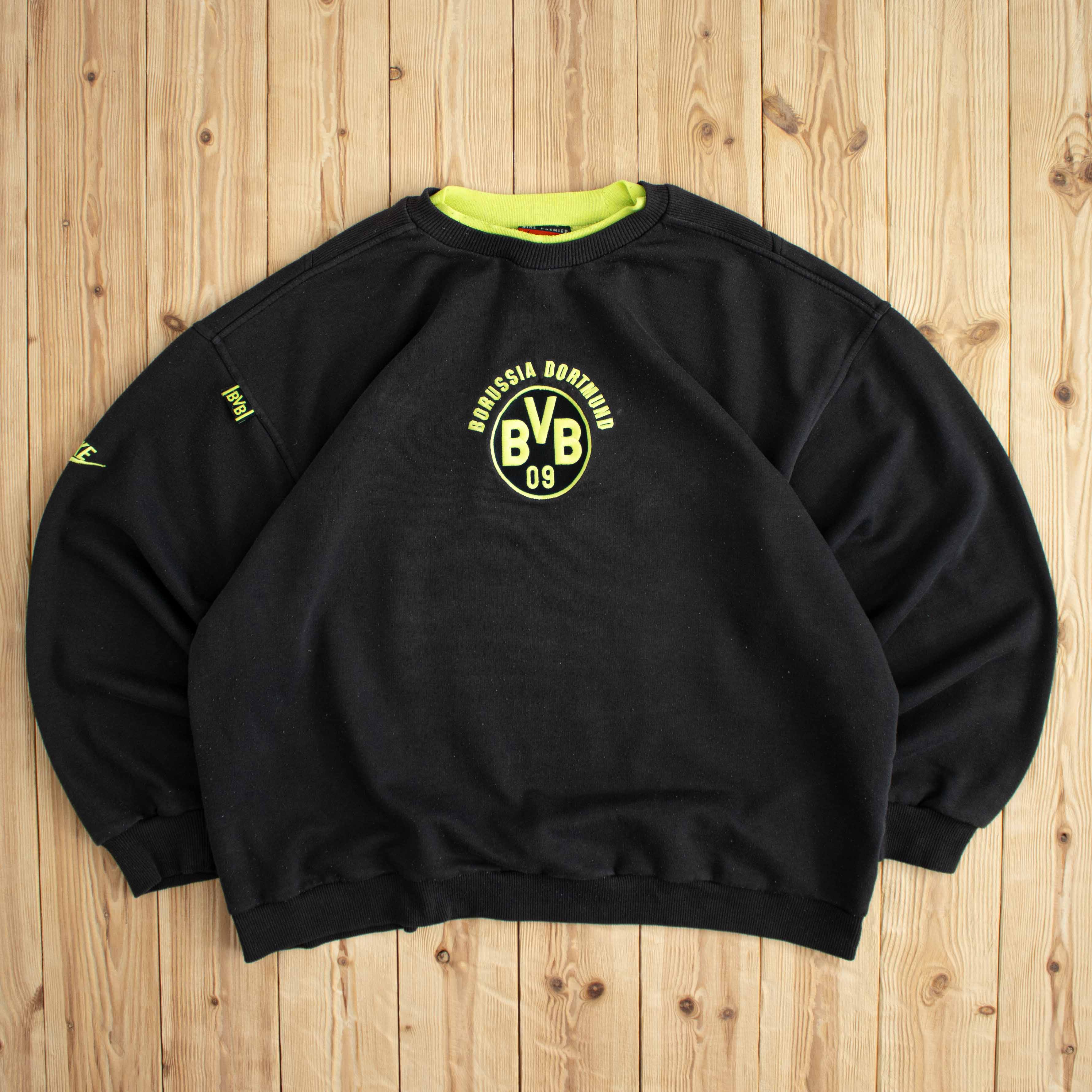 (XL) Vintage Nike Dortmund Borussia Embroidered Sweatshirt