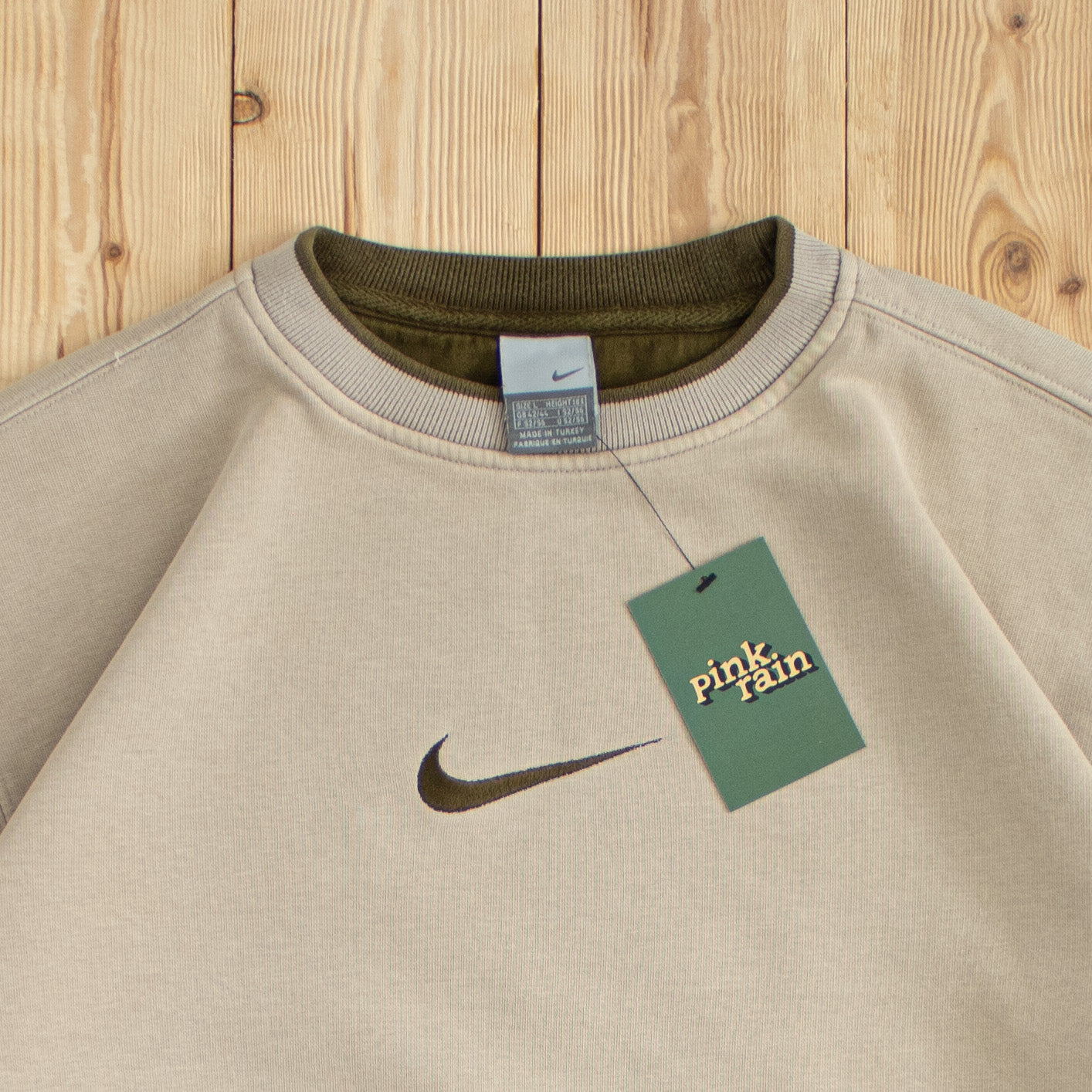 (M/L) Vintage Nike Swoosh Embroidered Sweatshirt