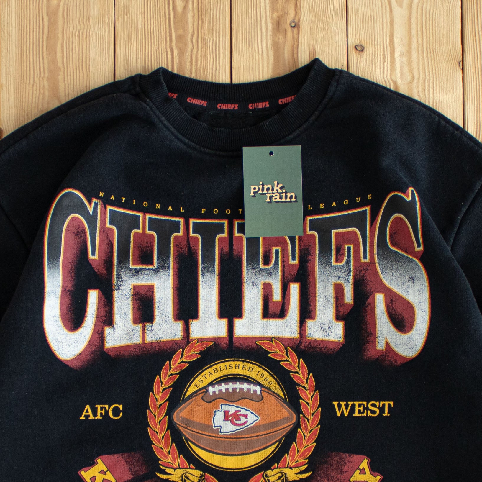 (L) NFL Kansas City Chiefs Sweatshirt Black