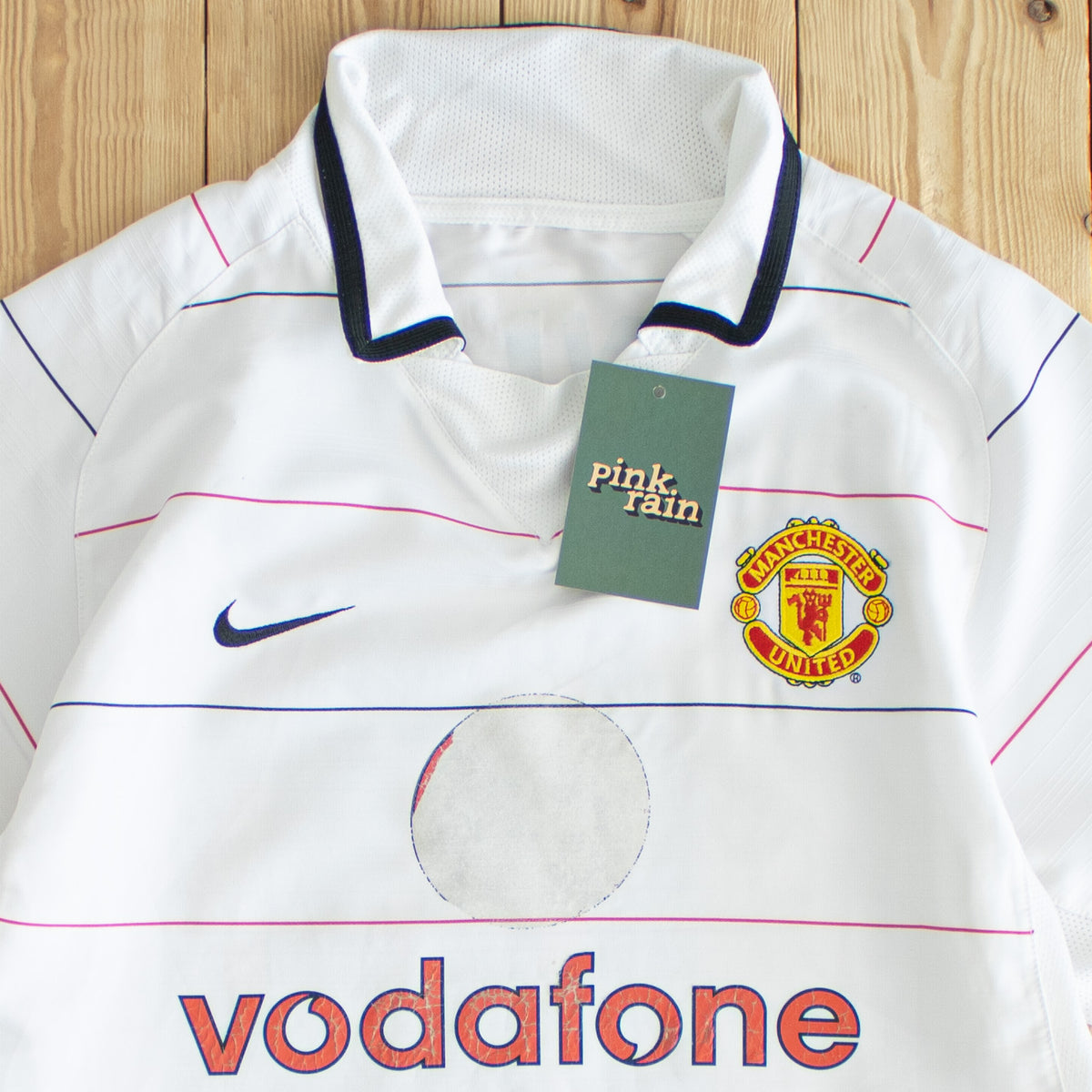 (S/M) Nike Manchester United Taylor Vintage T-Shirt White