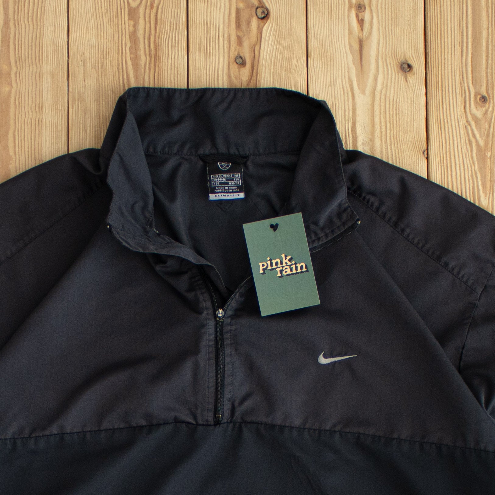 (XL) Nike Golf Vintage Embroidered Light Jacket Black