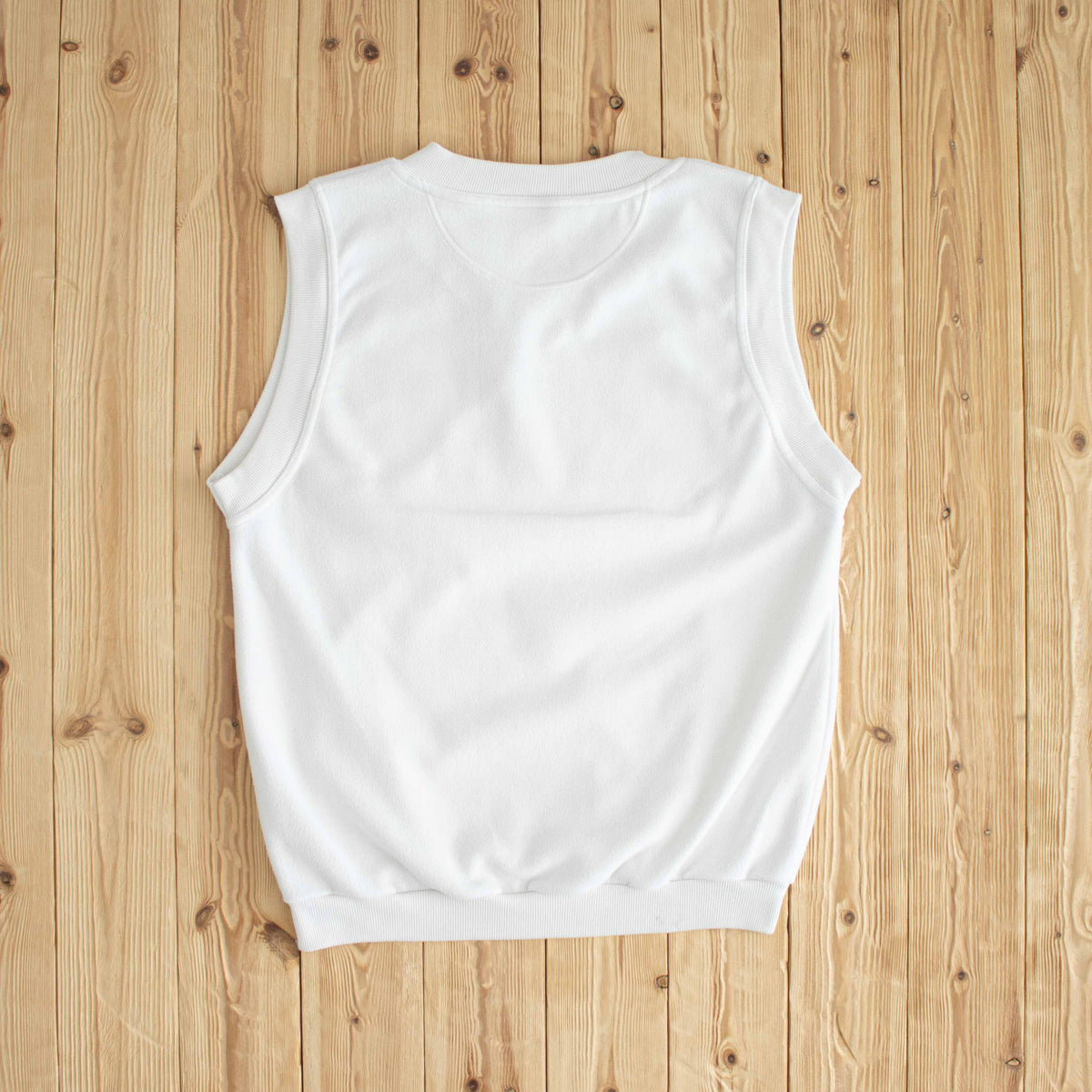 (L/XL) Nike Fit Vintage Embroidered Vest White