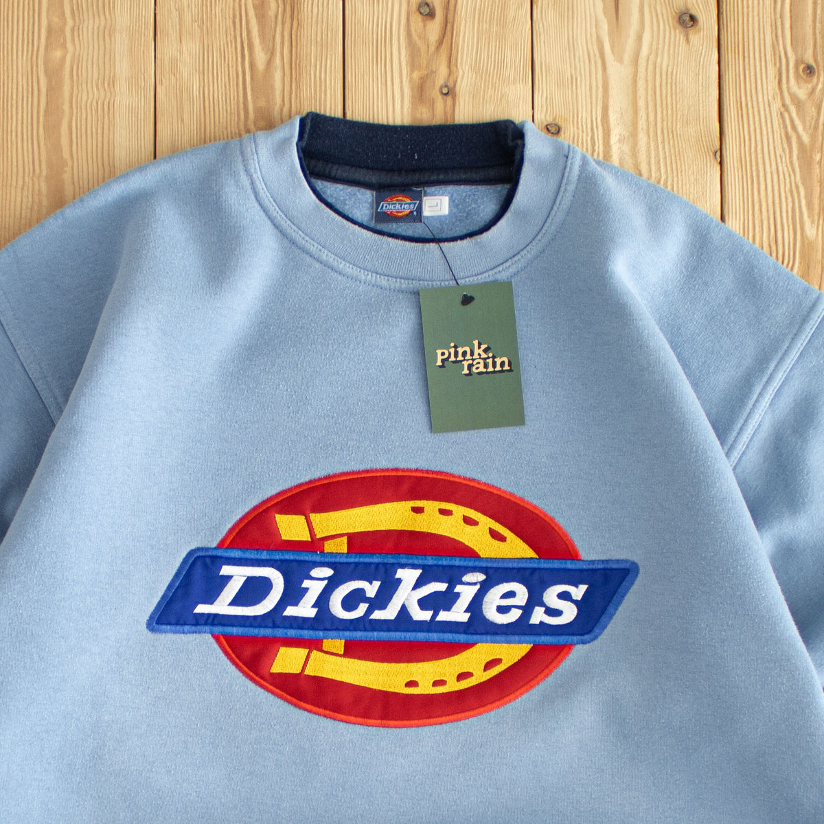 (M) Dickies Vintage Embroidered Sweatshirt Blue