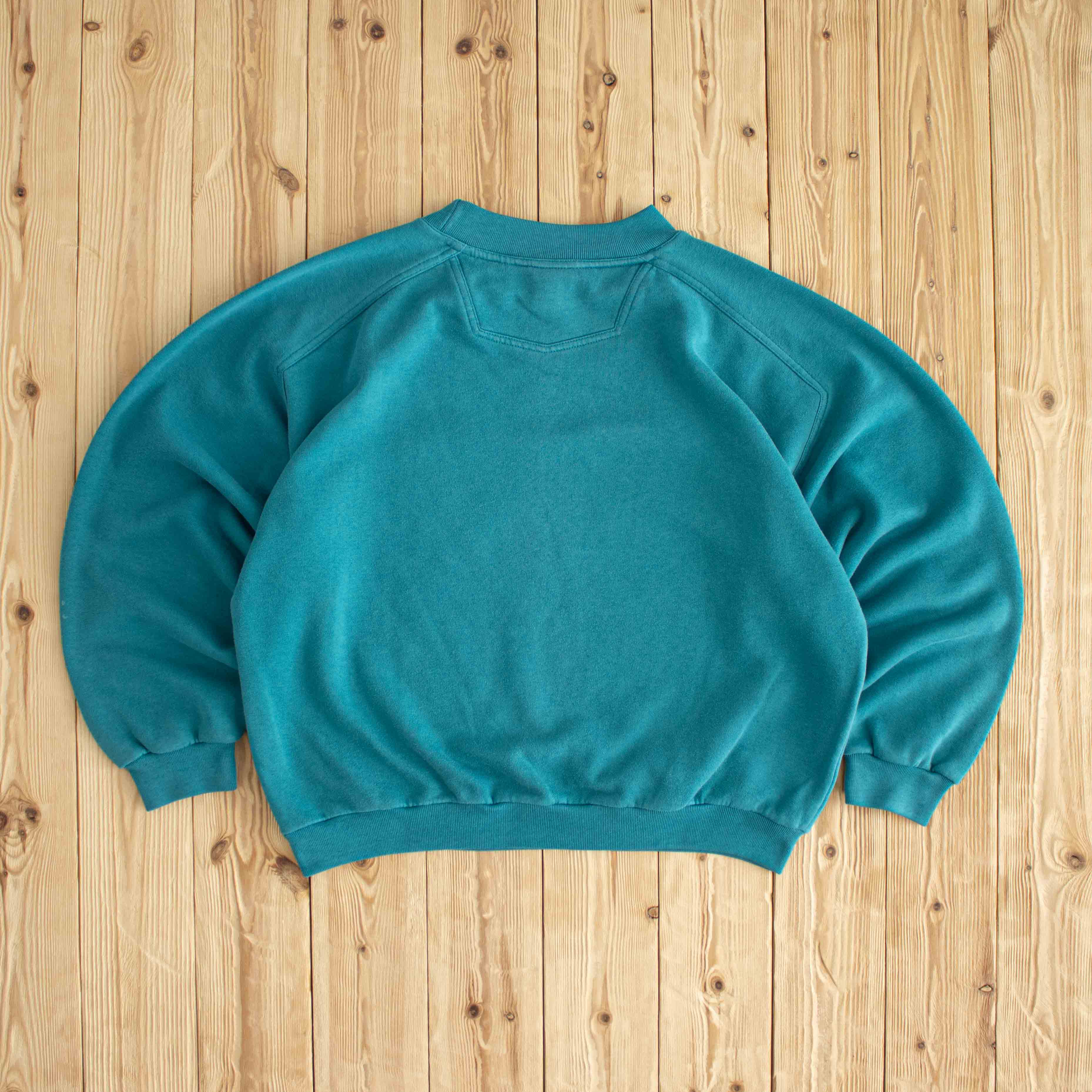 (L) Nike 'Just Do It' Vintage Embroidered Sweatshirt Blue