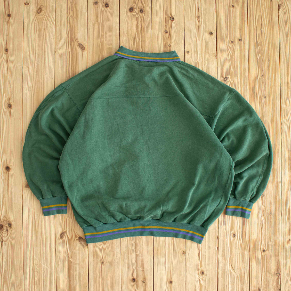 (L) Adidas Sportswear Vintage Embroidered Sweatshirt Green
