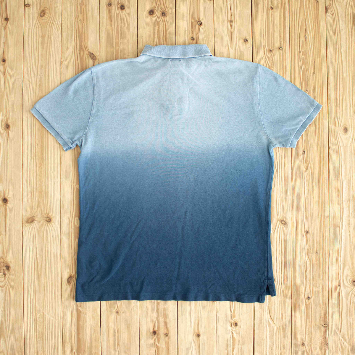 (L) Polo Ralph Lauren Vintage Embroidered Polo T-Shirt Blue