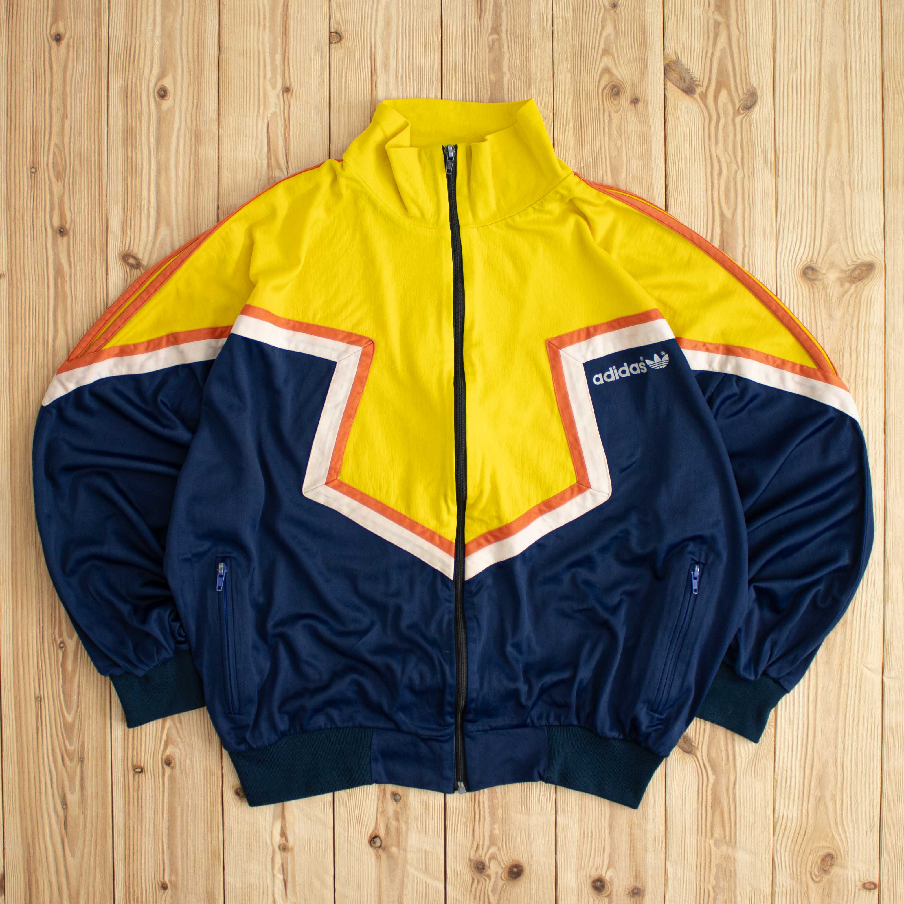 (L) Vintage Adidas Full-Zip Sweatshirt