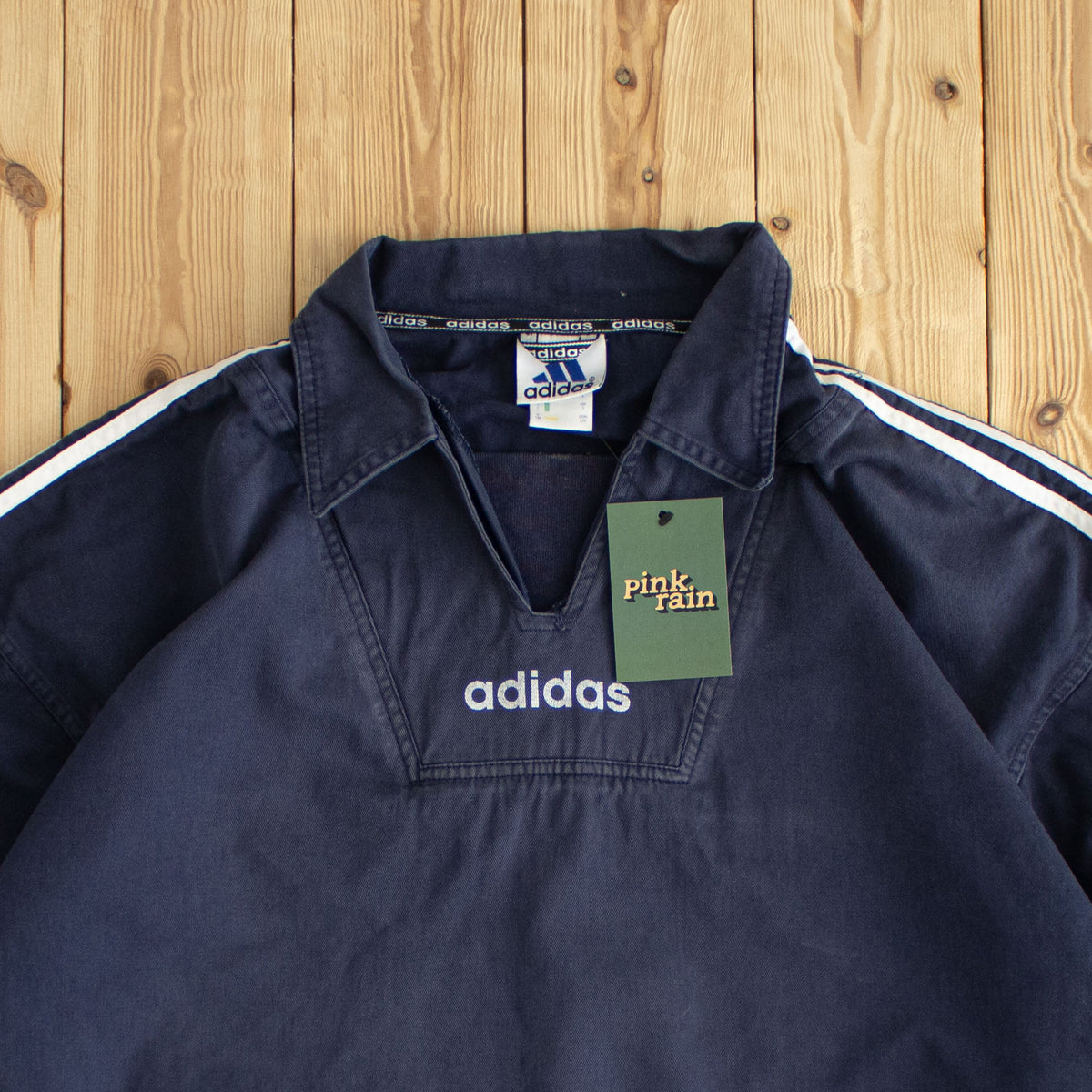 (L/XL) Adidas Vintage Sweatshirt Blue