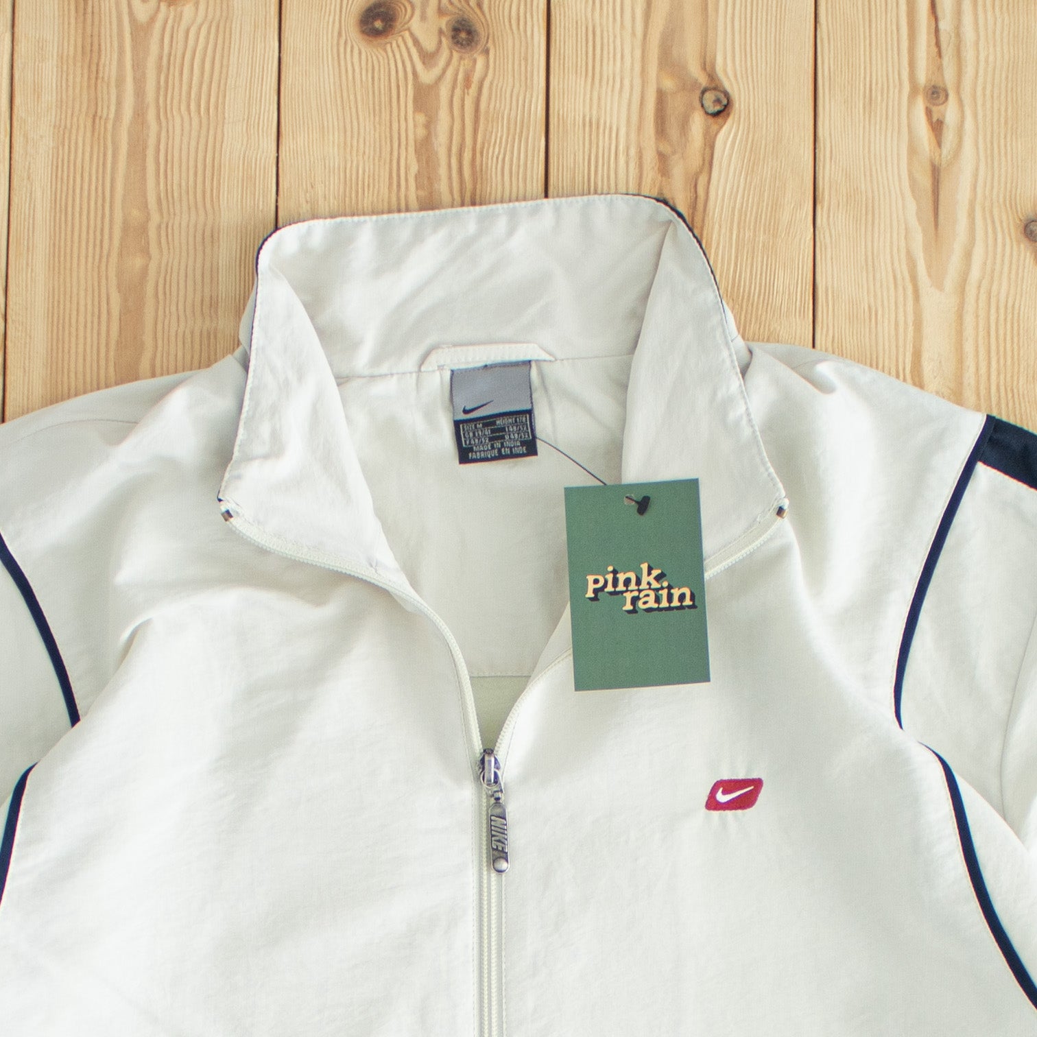 (M) Nike Vintage Embroidered Jacket Beige