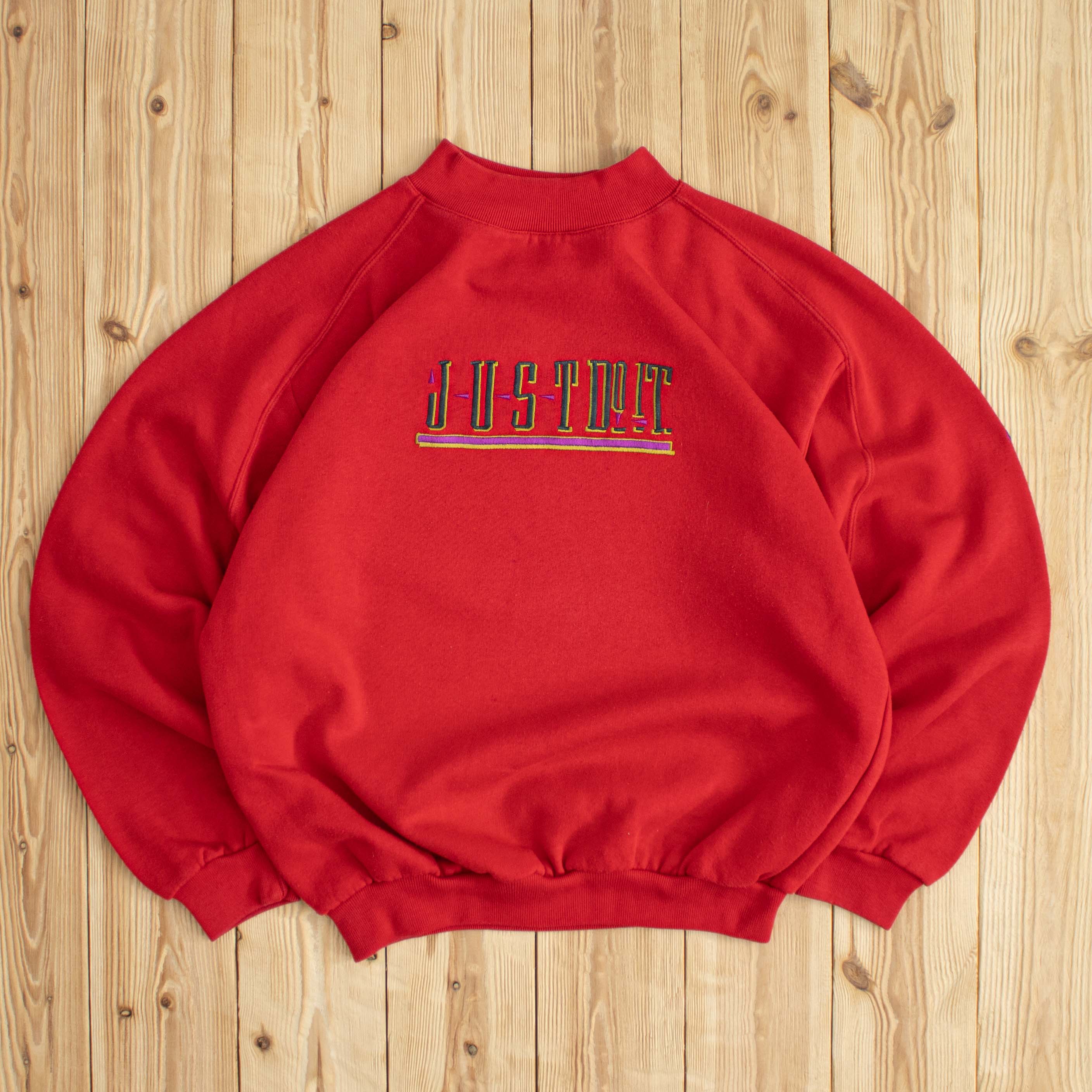 (S) Vintage Nike Just Do It Embroidered Sweatshirt