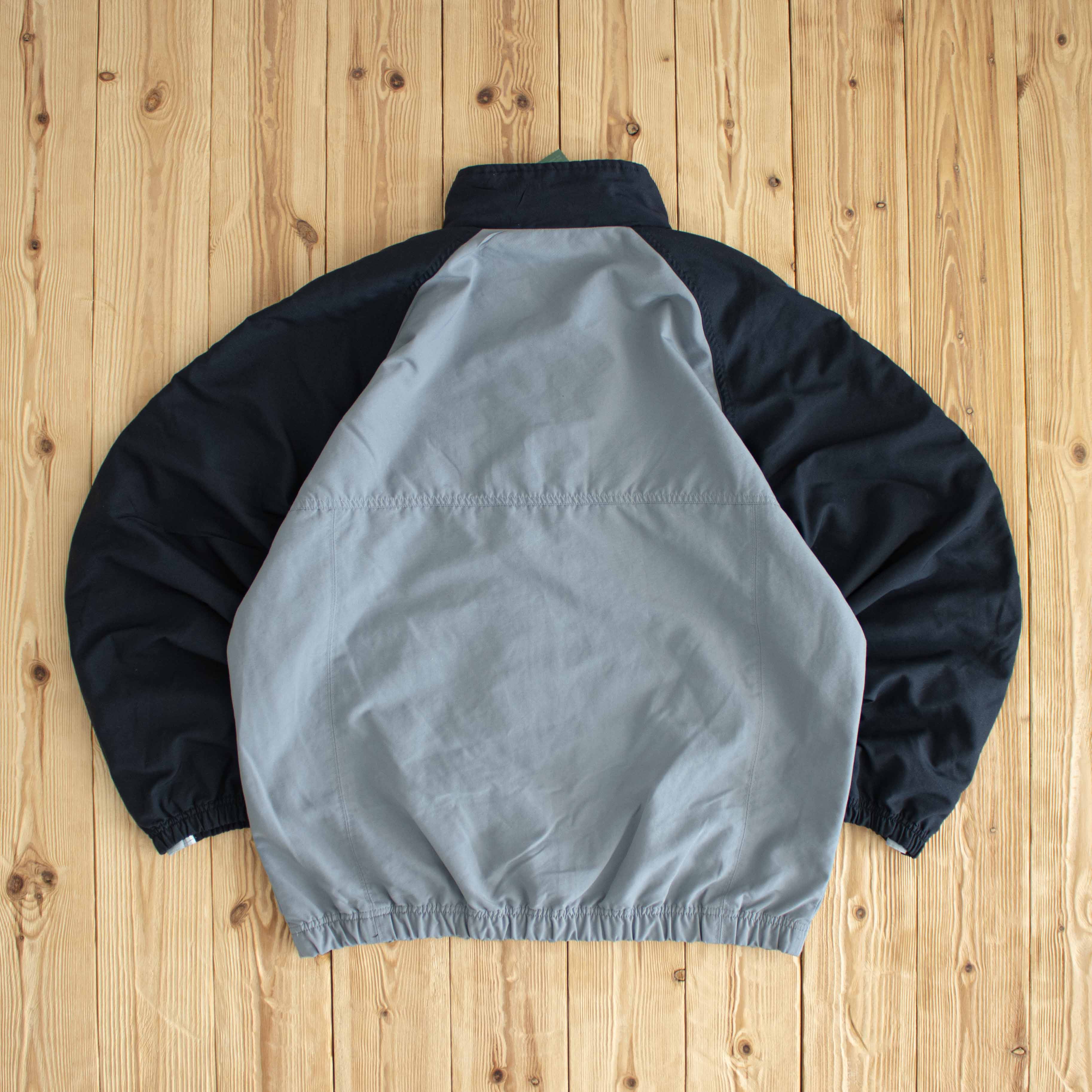 (L) Adidas Vintage Embroidered Jacket Gray