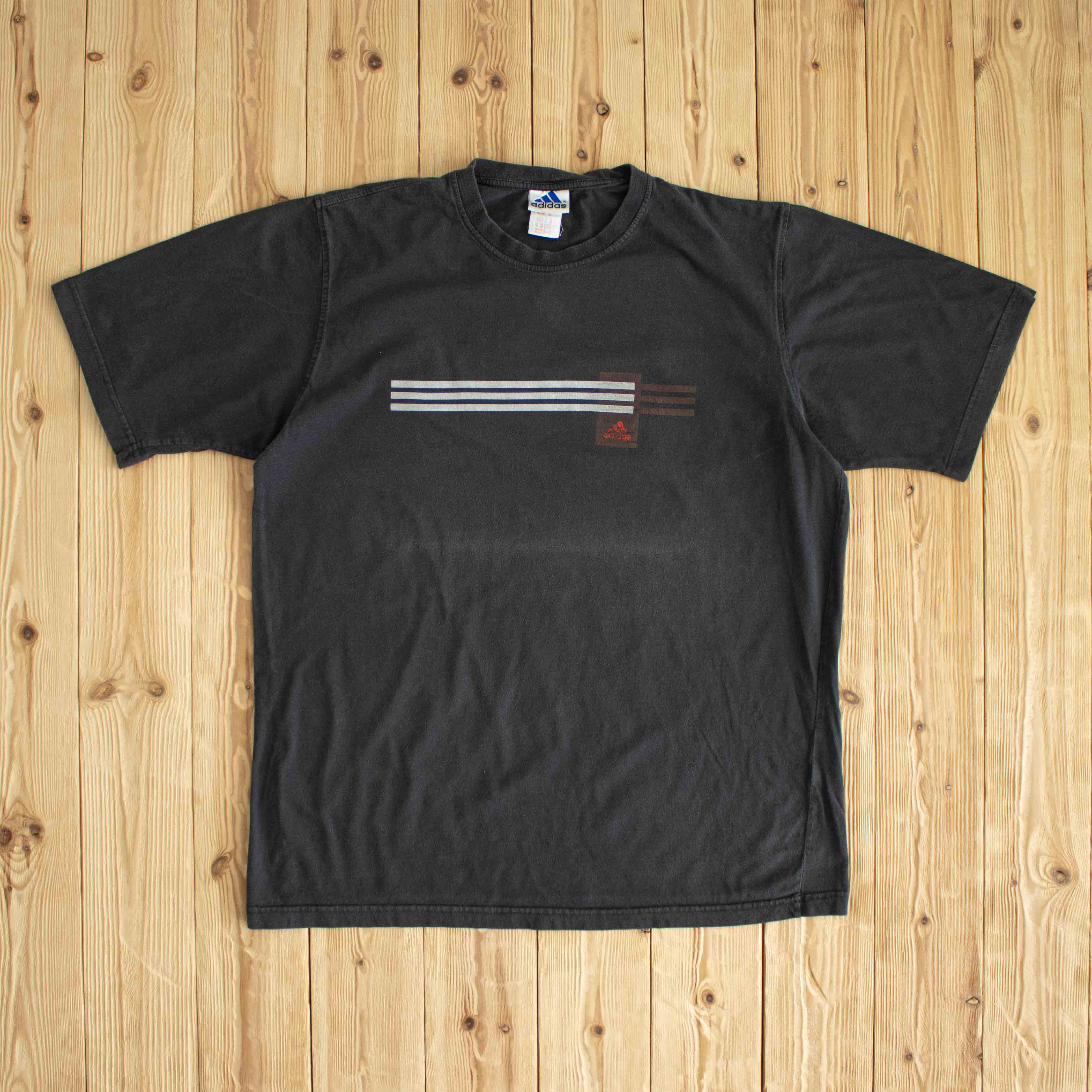 (L) Adidas Vintage T-Shirt Gray