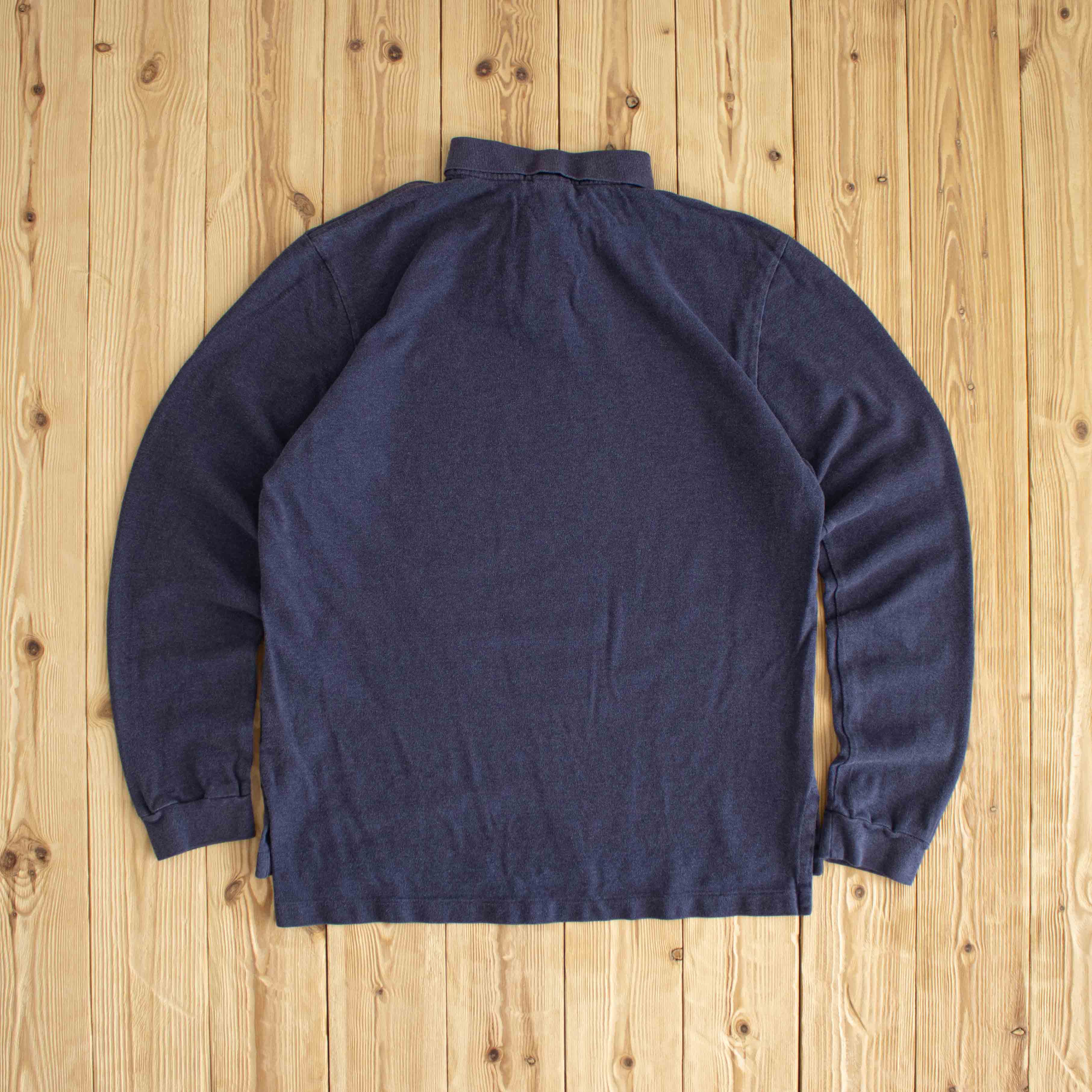 (L) Polo Ralph Lauren Vintage Embroidered Polo Shirt Purple