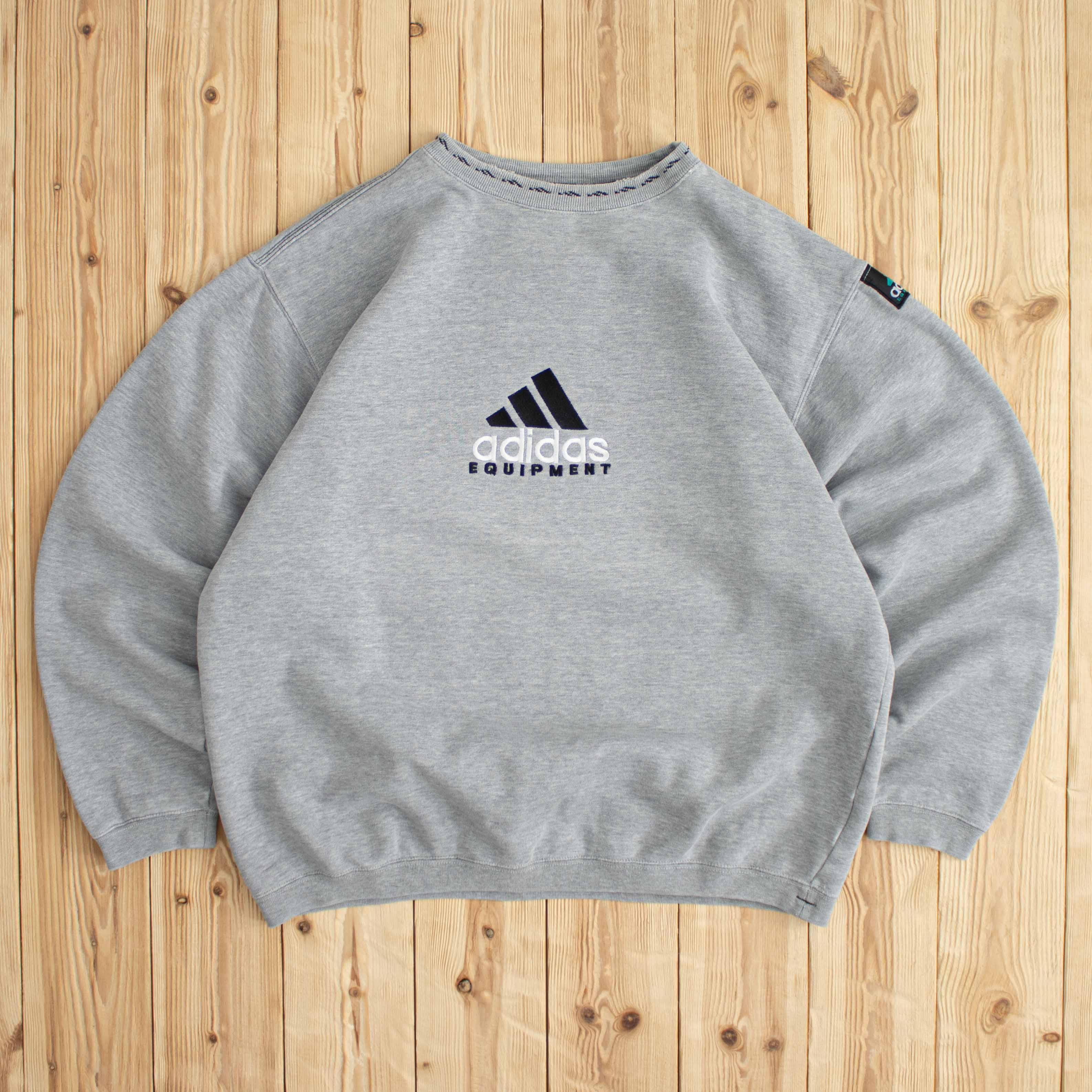 (M) Vintage Adidas Equipment Embroidered Sweatshirt