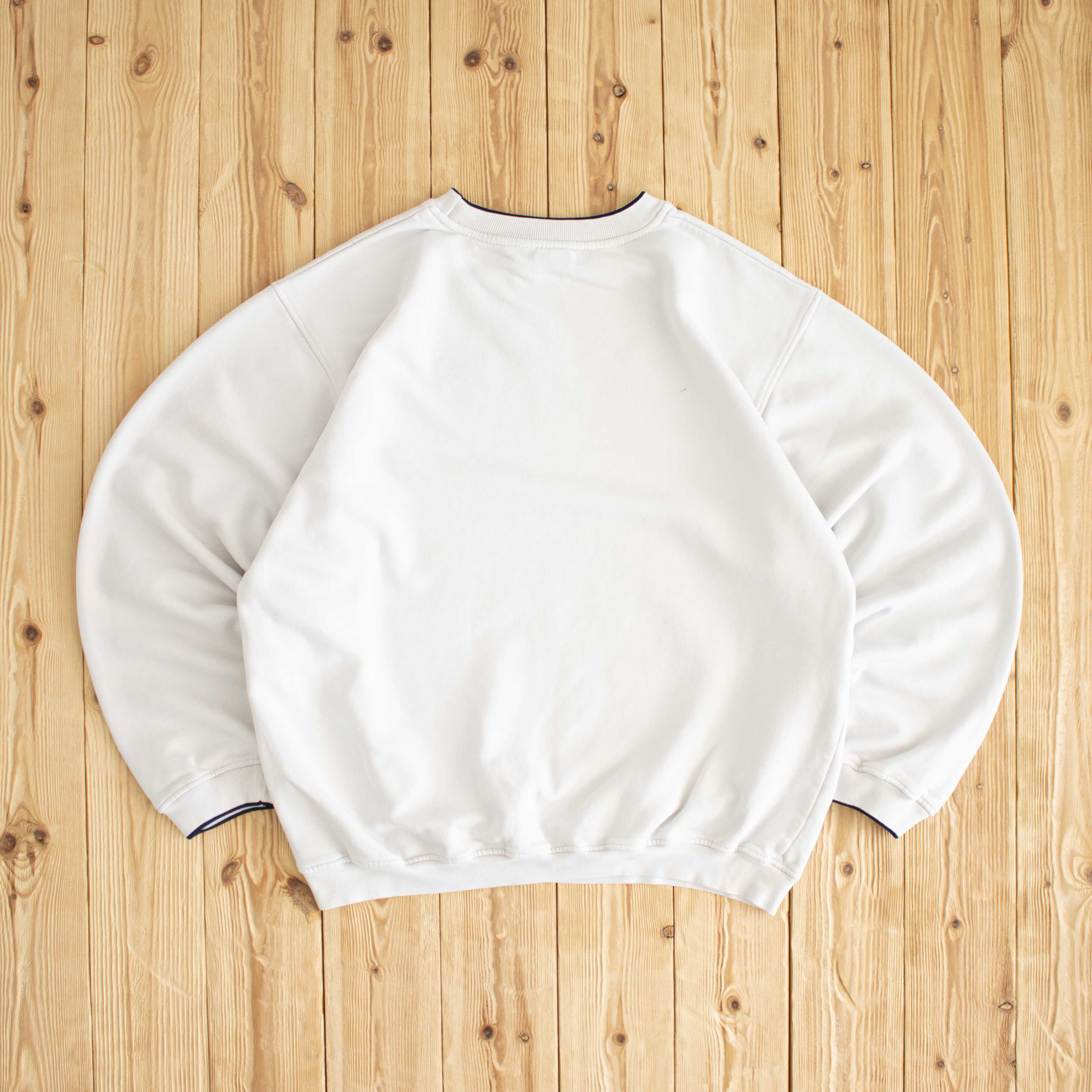 (L) Nike Athletic Vintage Embroidered Sweatshirt White