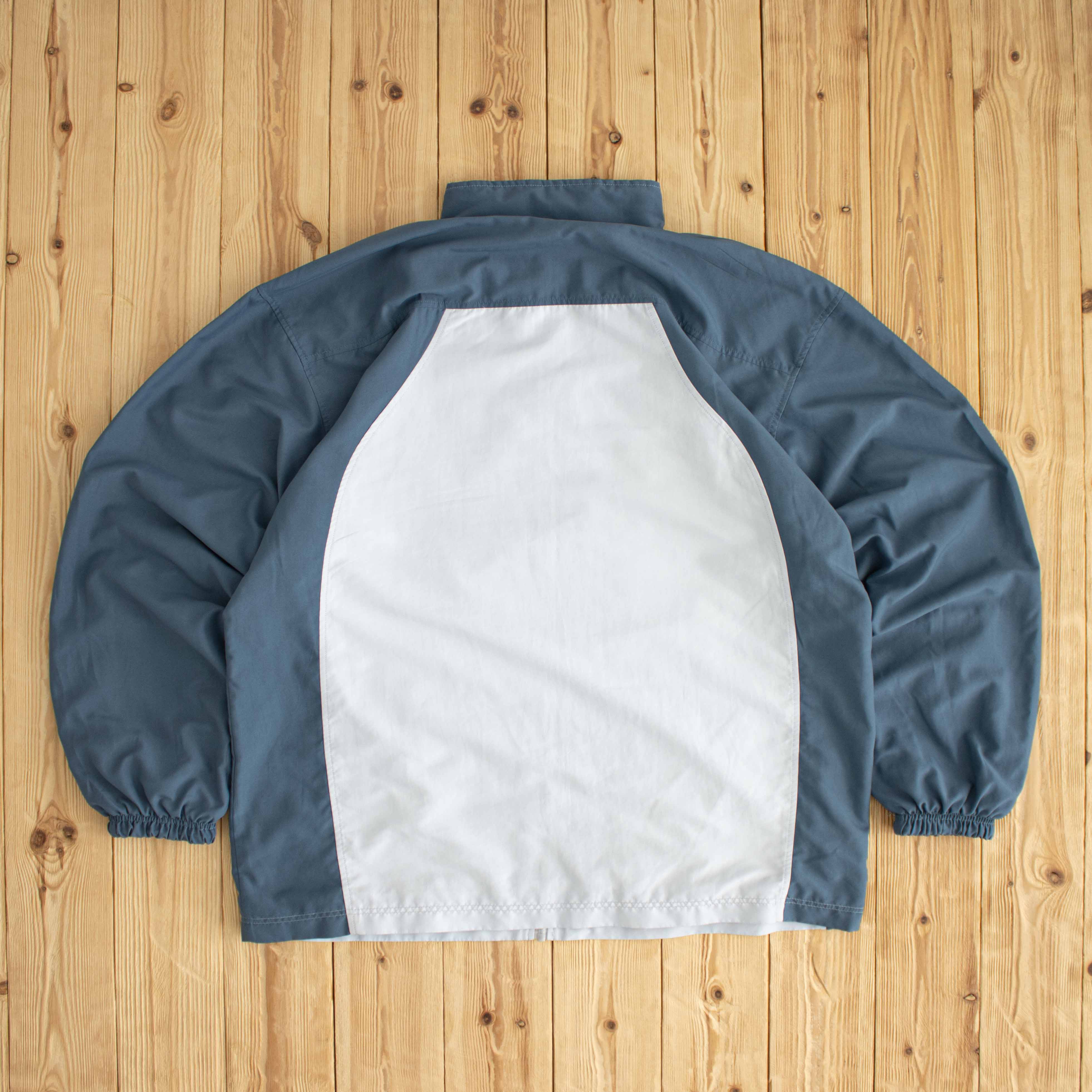 (XL) Adidas Vintage Embroidered Jacket Blue
