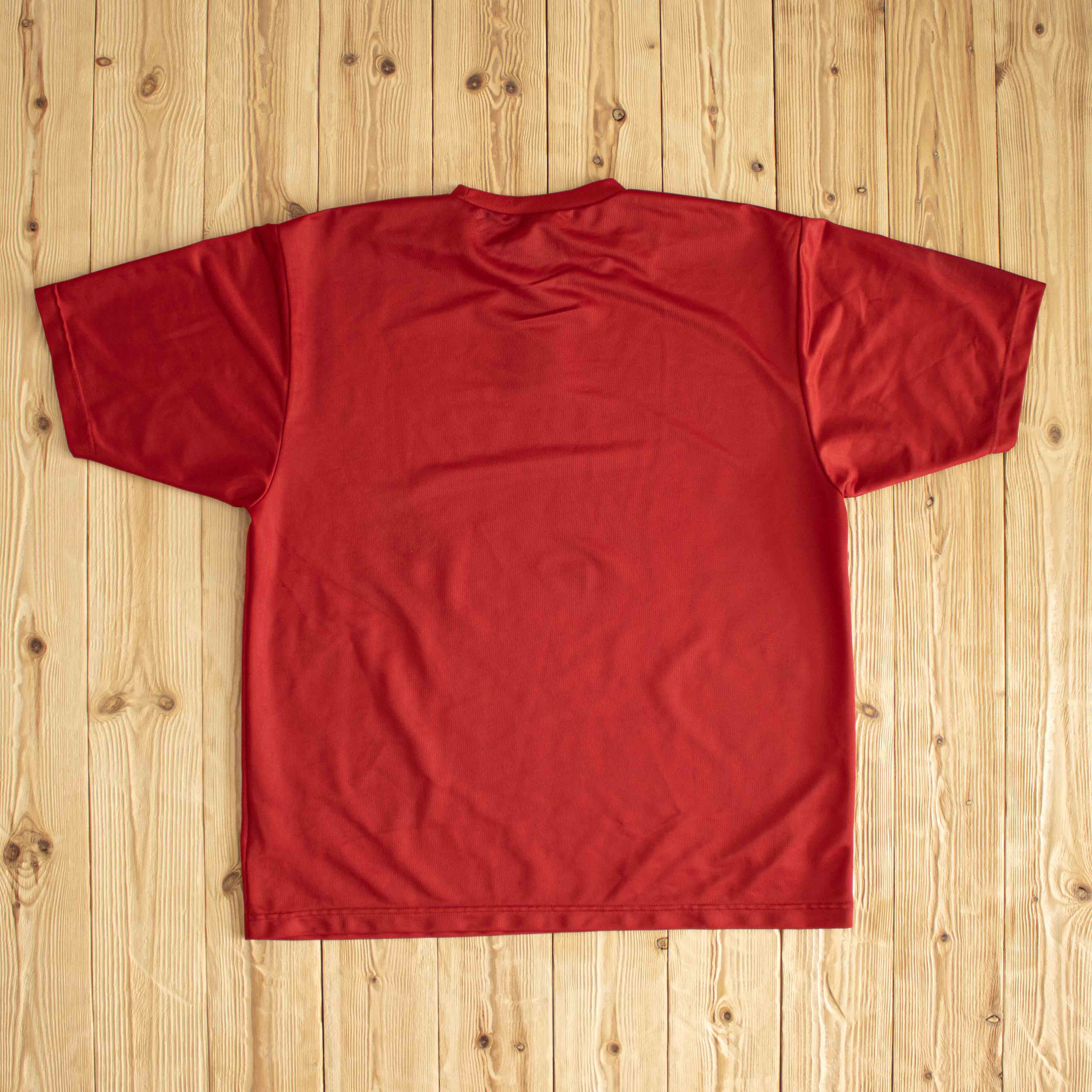 (L) Nike Team Center Swoosh Vintage Embroidered T-Shirt Red