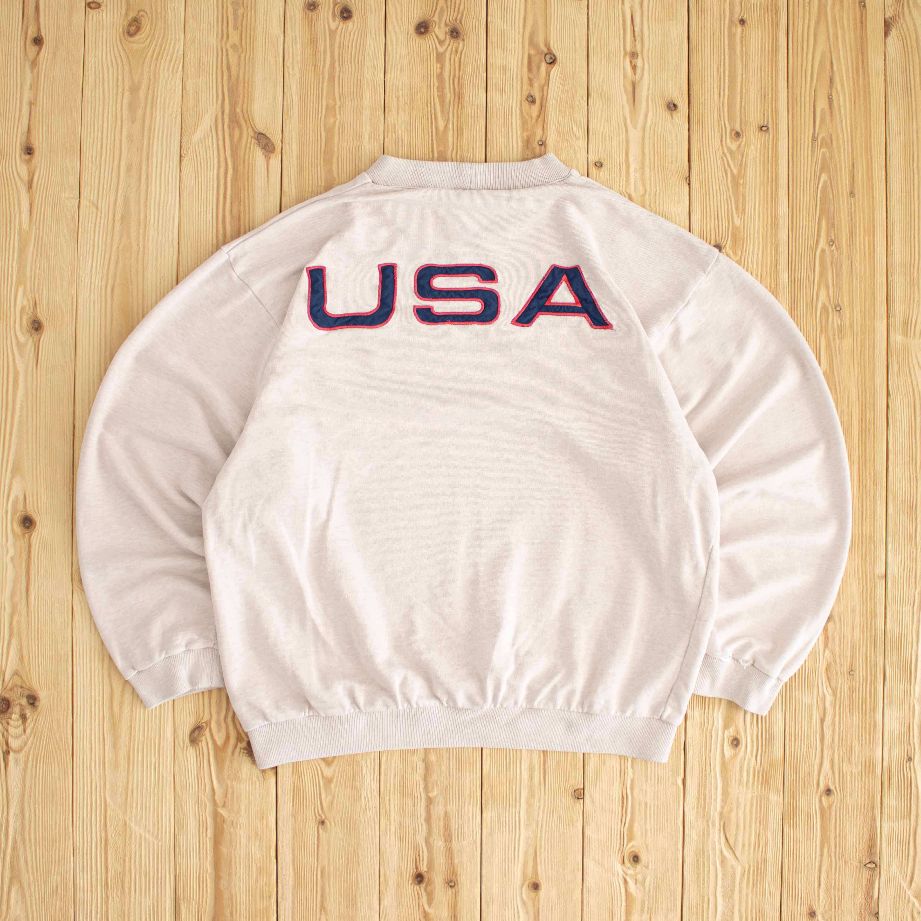 (M) Nike USA Vintage Embroidered Sweatshirt Pink