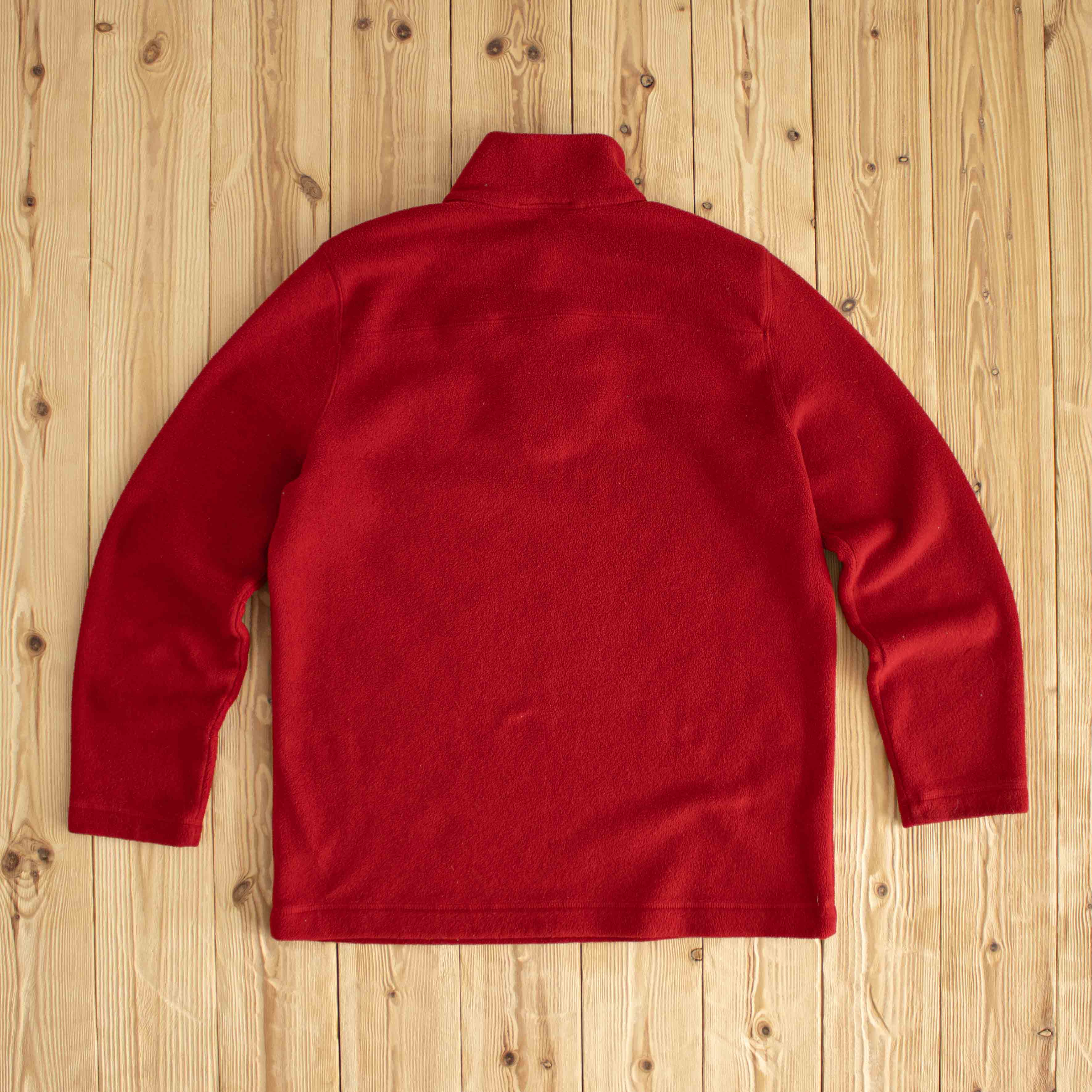 (M) Ralph Lauren Vintage Embroidered Quarter-Zip Red