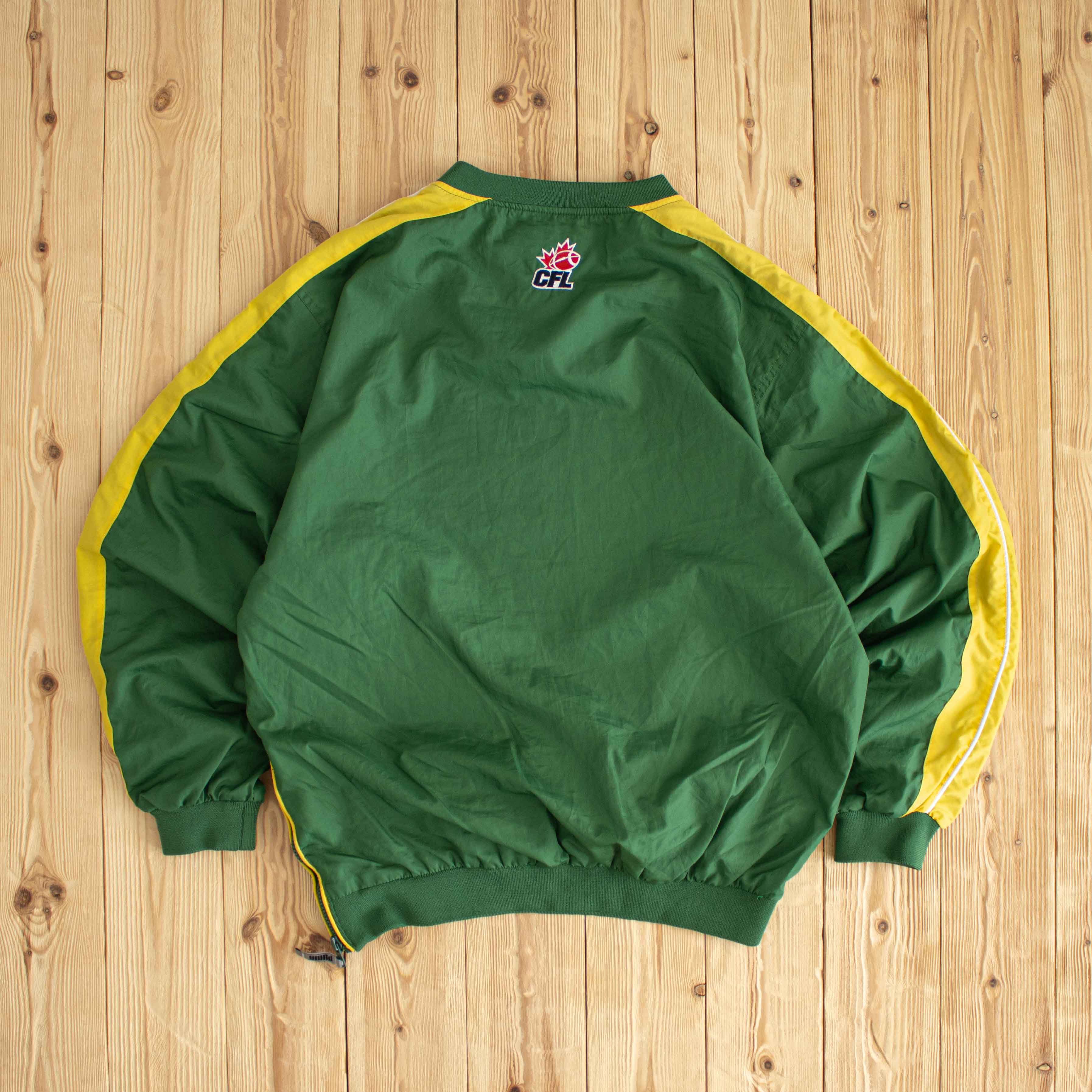 (L) Puma CFL Eskimos Vintage Embroidered Windbreaker Green