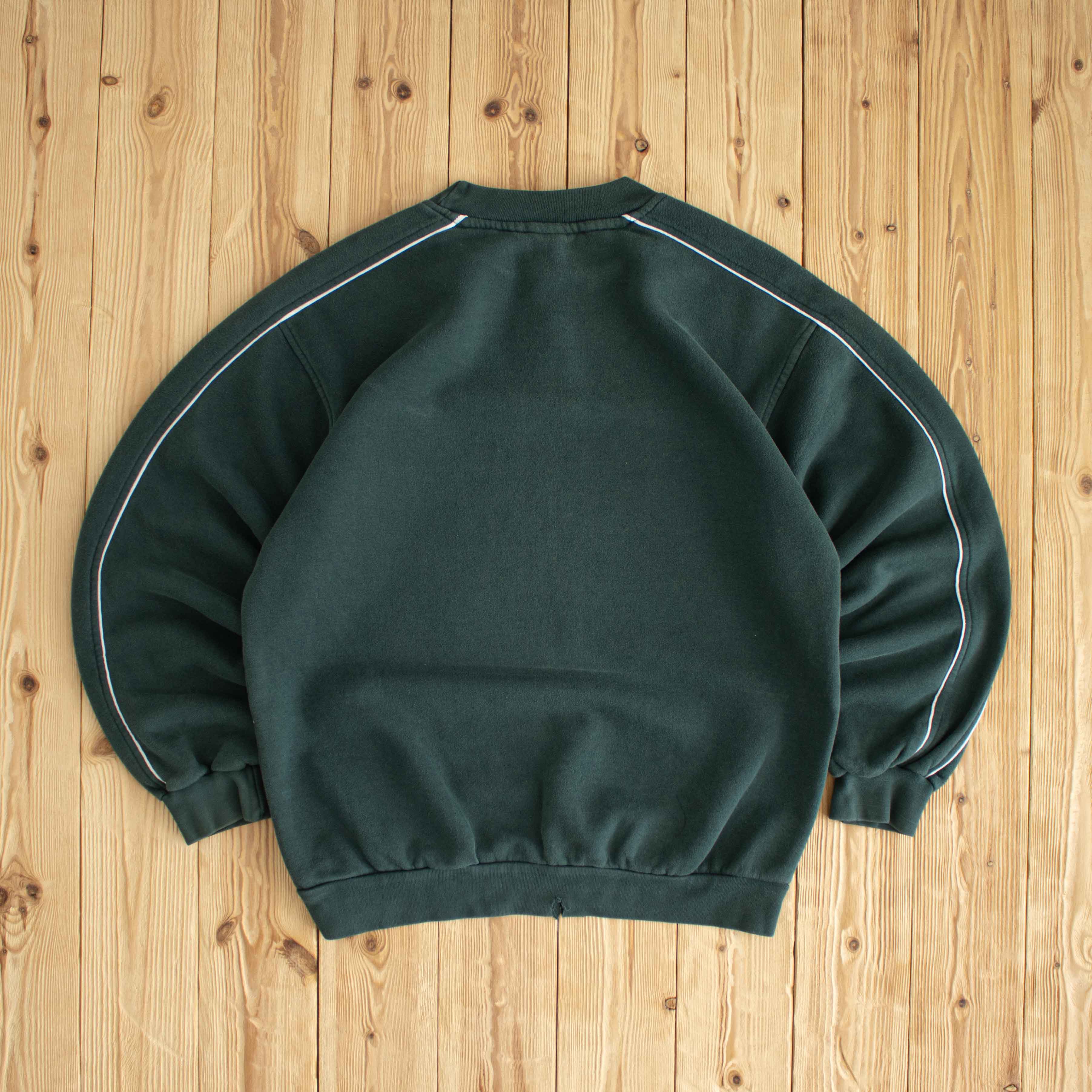 (M/L) Nike Vintage Essential Embroidered Sweatshirt Green