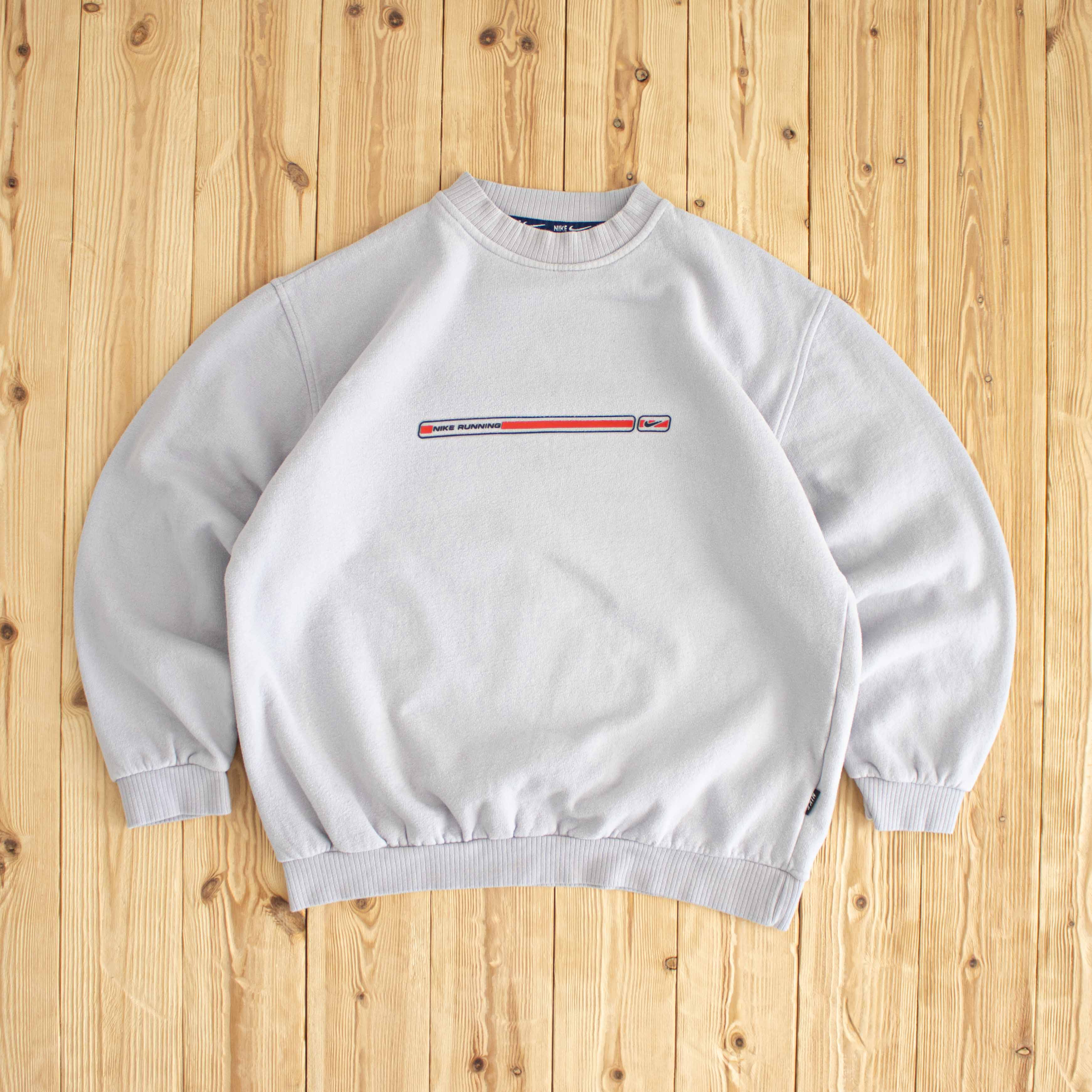 (L) Nike Running Vintage Sweatshirt Blue