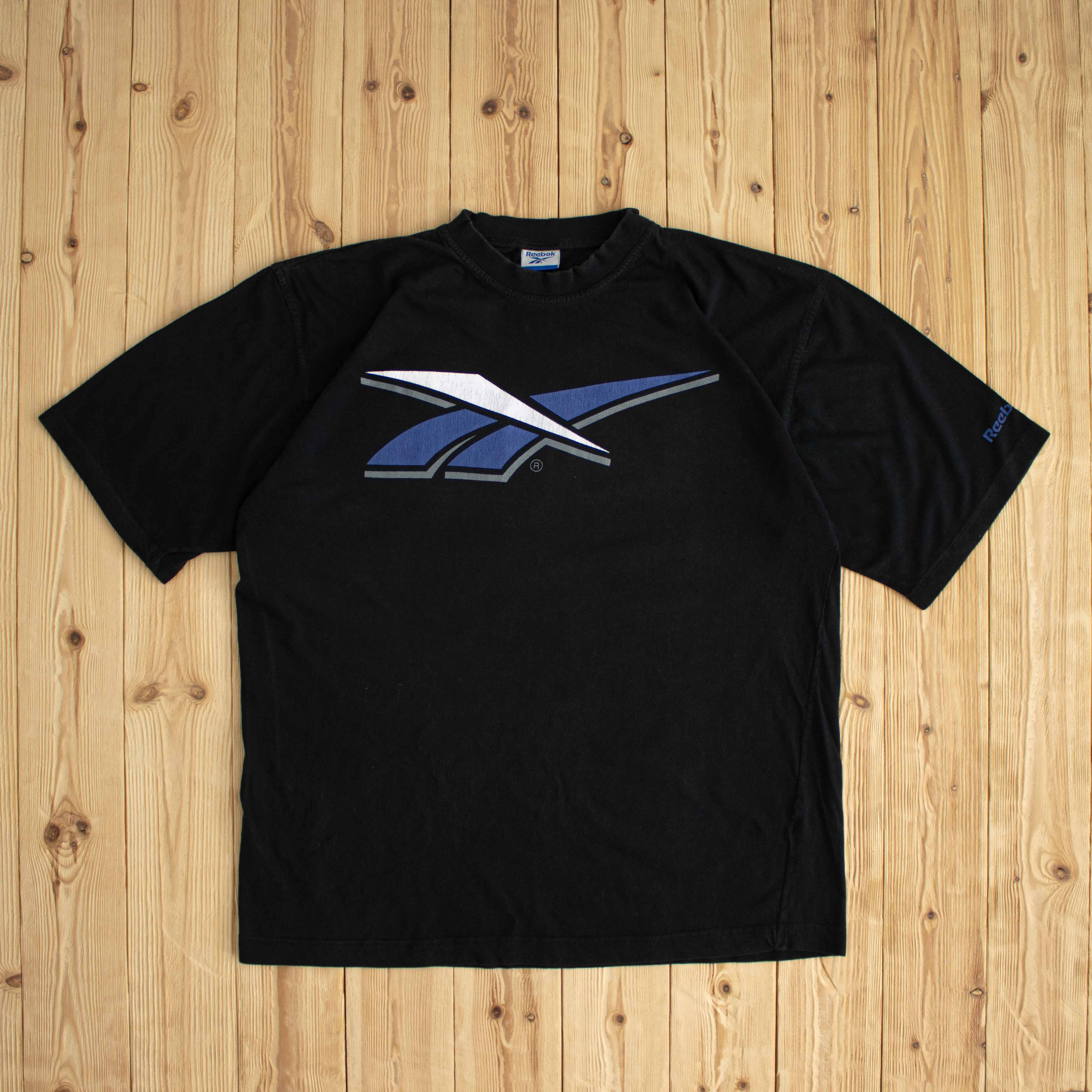 (XL) Reebok Logo Vintage T-Shirt Black