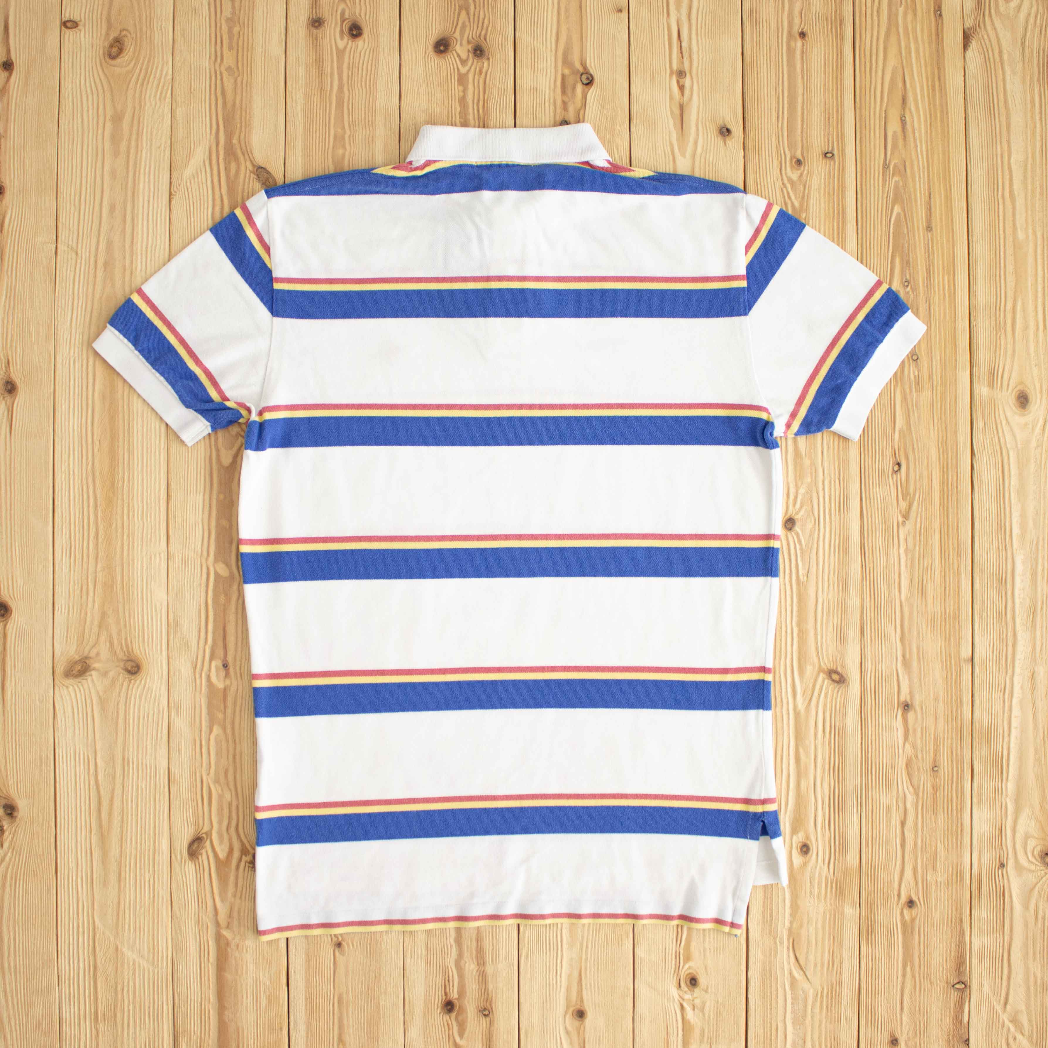 (M) Polo Ralph Lauren Vintage Embroidered Polo T-Shirt White