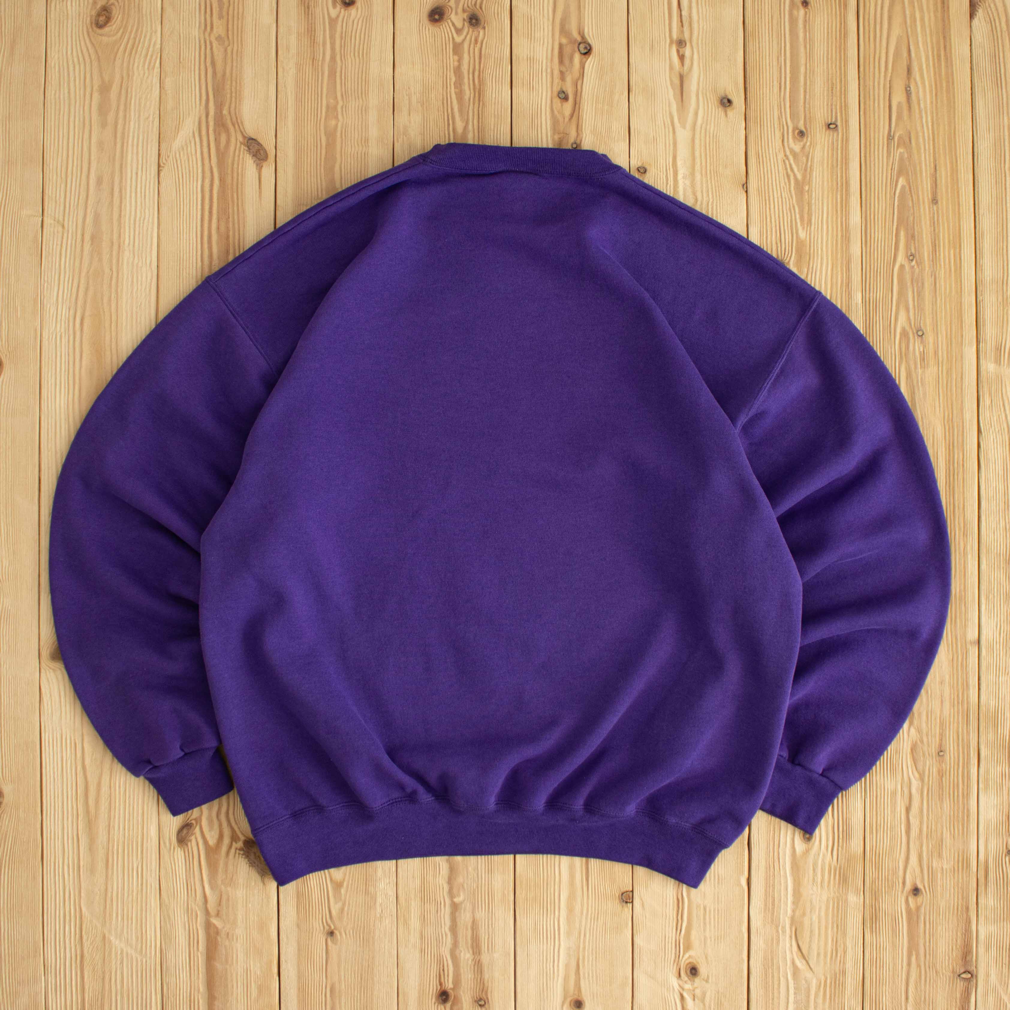 (L) Walt Disney World Birthday Vintage Sweatshirt Purple