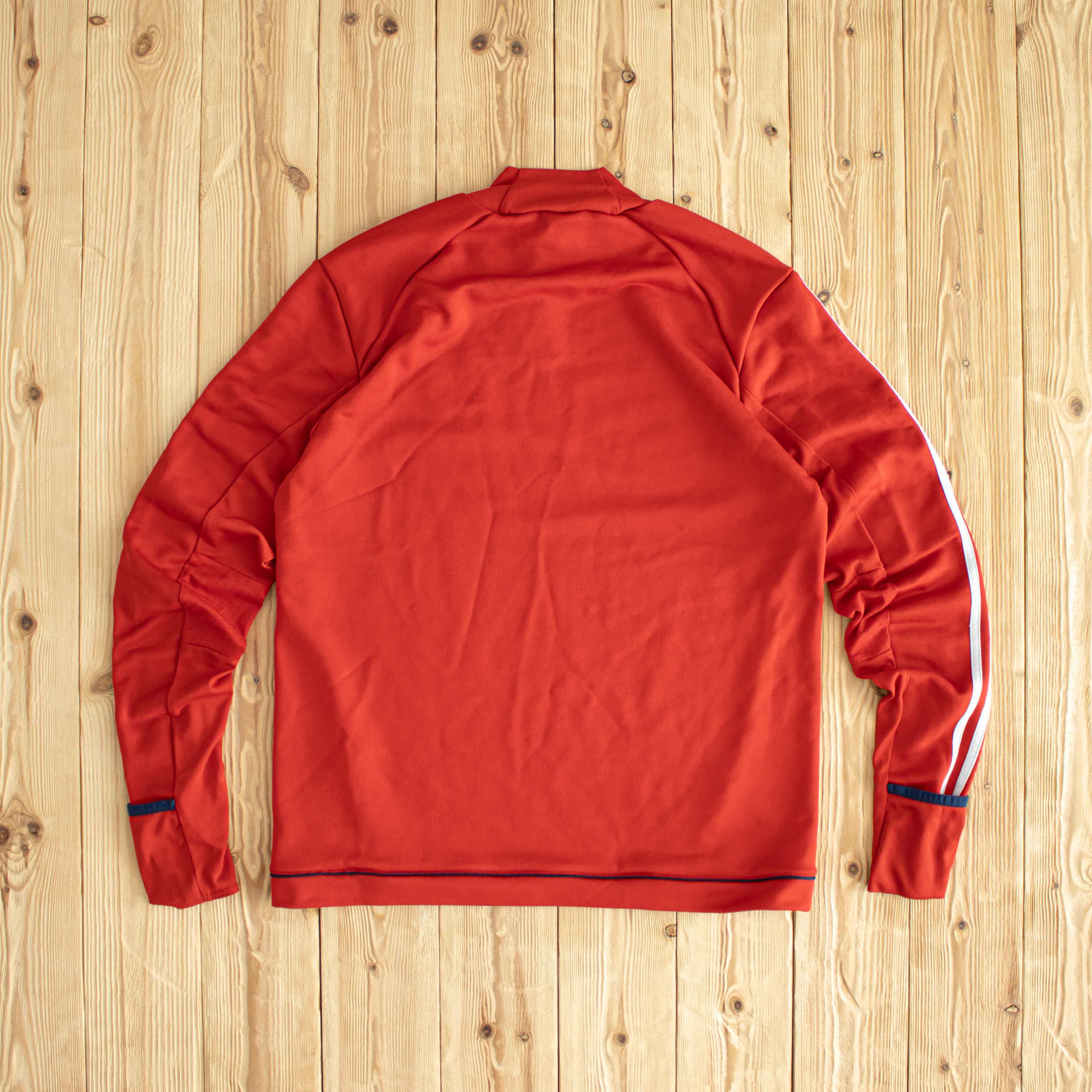 (M/L) Adidas Climacool F.C. Bayern Embroidered Longsleeve Red