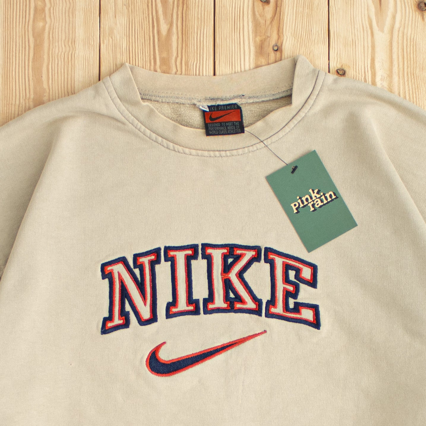 (M) Vintage Nike Spell Out Embroidered Sweatshirt
