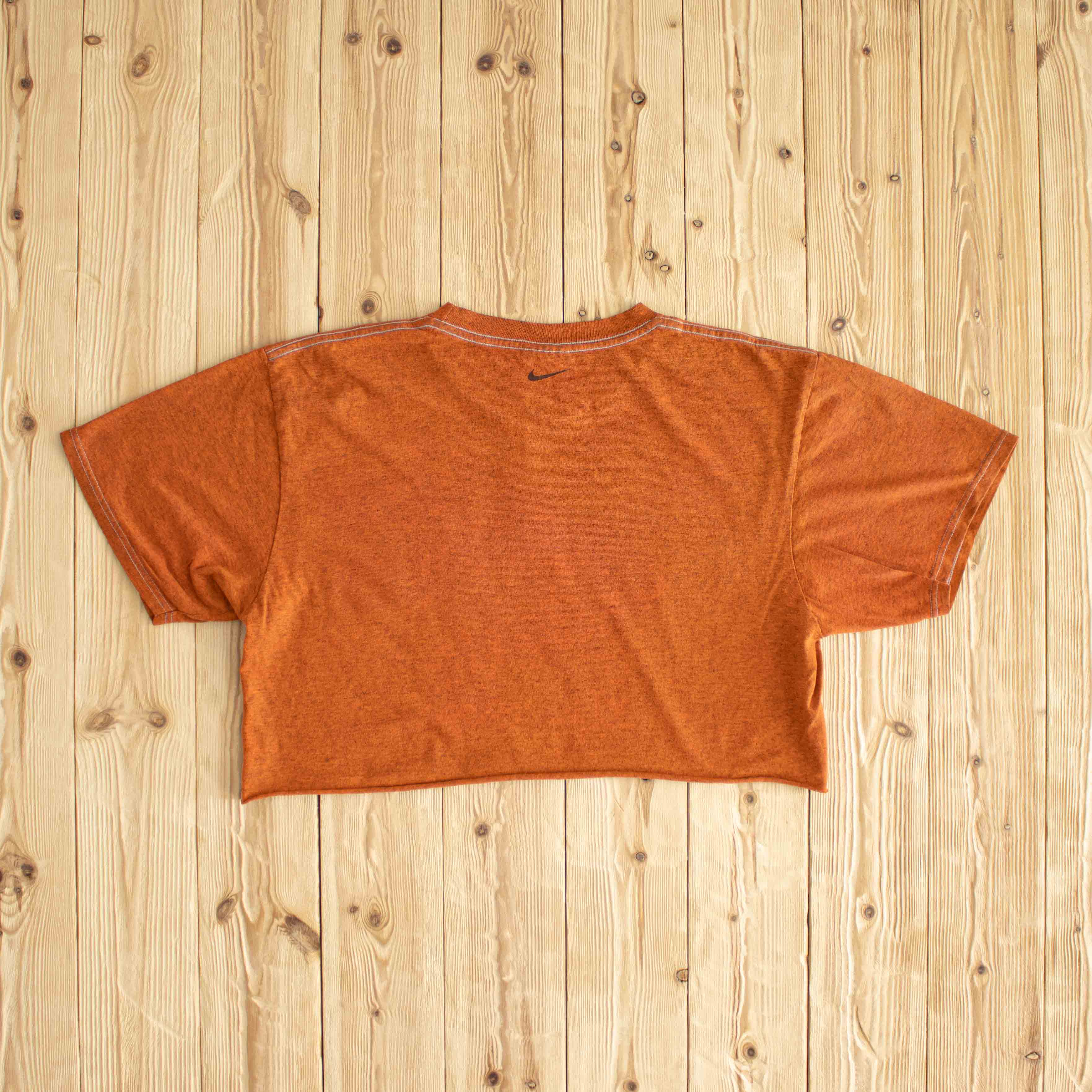 (M) Nike Wichita State Vintage Cropped T-Shirt Orange