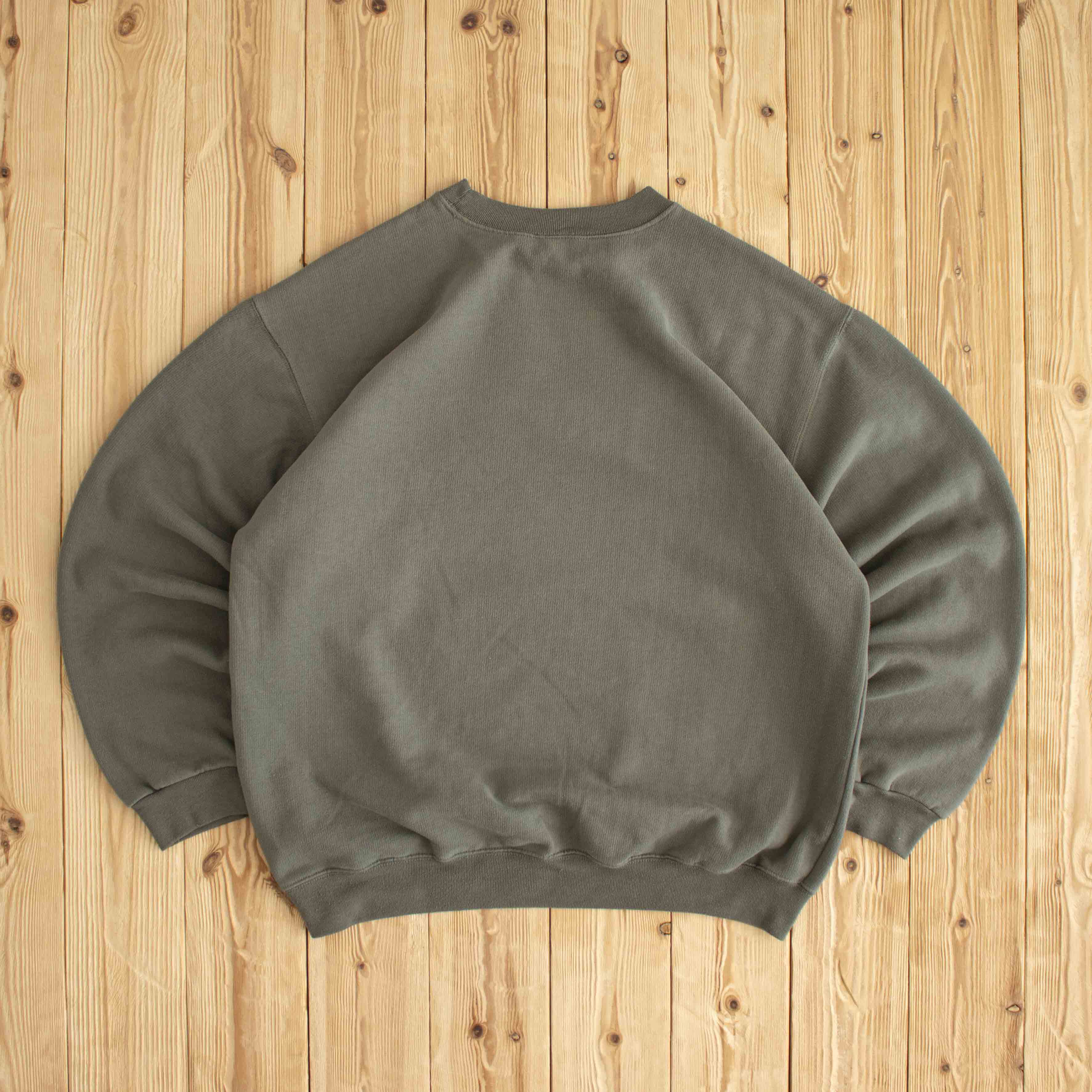 (L) Nike Athletics Vintage Embroidered Sweatshirt Khaki Green